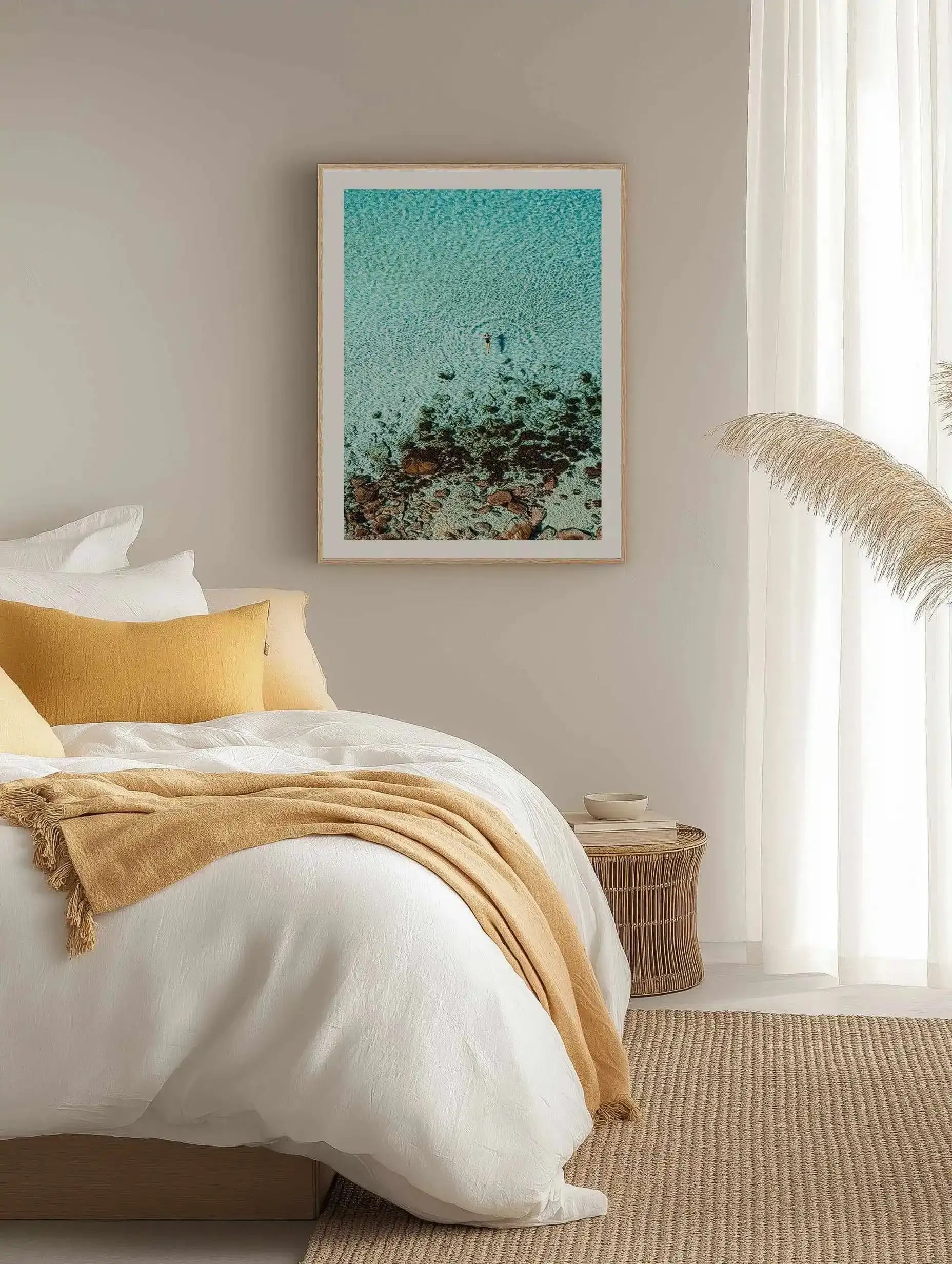 Meelup II | Aerial Photo Wall Art Print from Olive et Oriel where you can shop wallpaper and artworks online