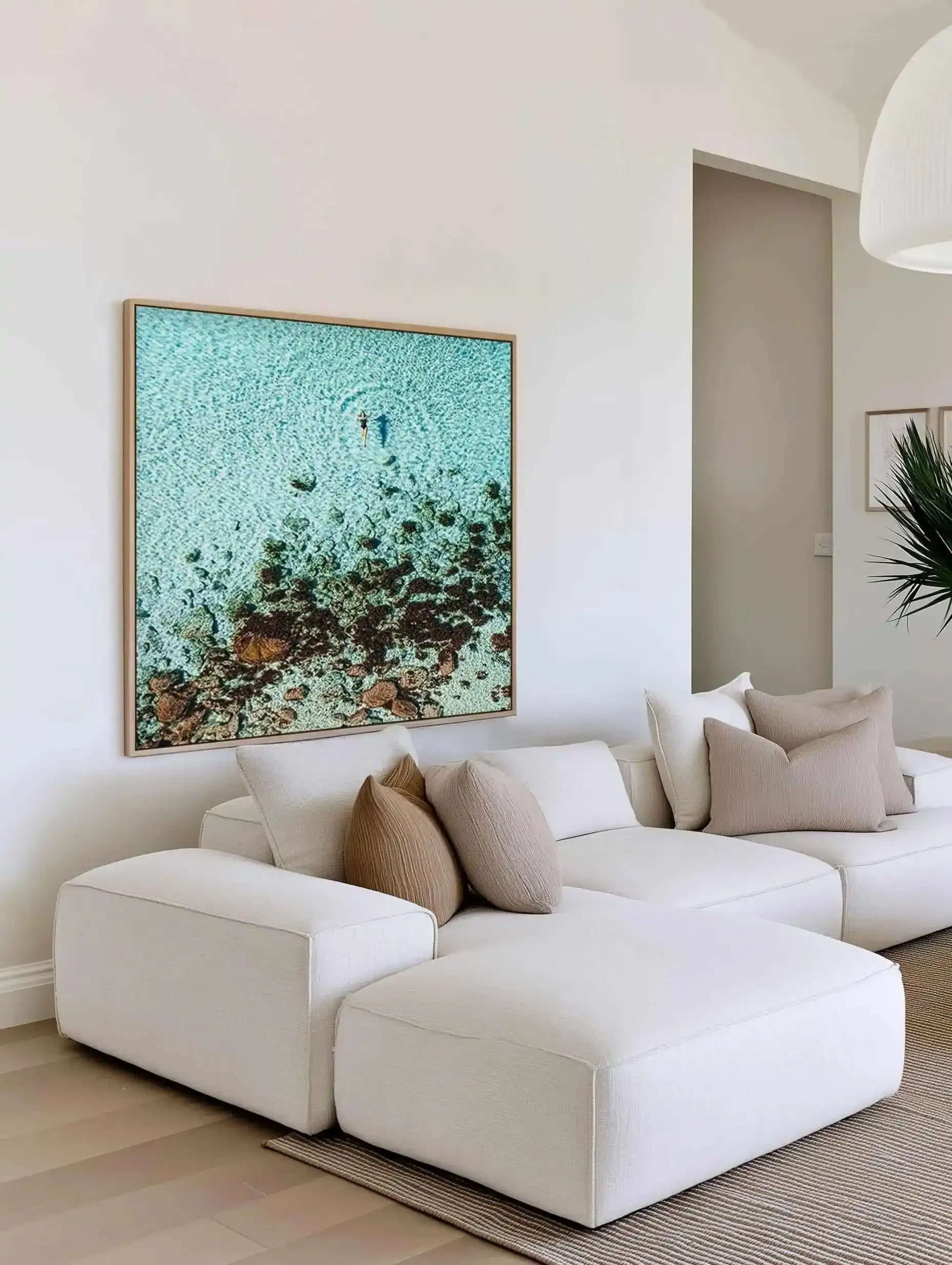 Meelup II SQ | Aerial Photo Wall Art Print from Olive et Oriel where you can shop wallpaper and artworks online