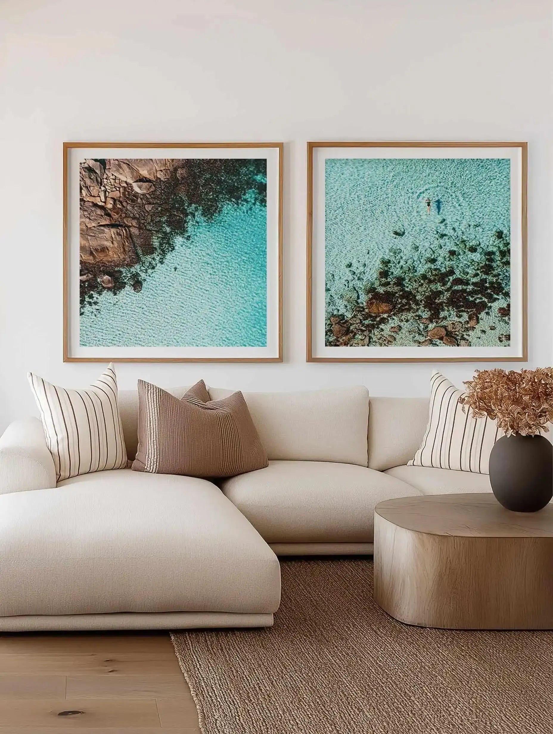 Meelup II SQ | Aerial Photo Wall Art Print from Olive et Oriel where you can shop wallpaper and artworks online