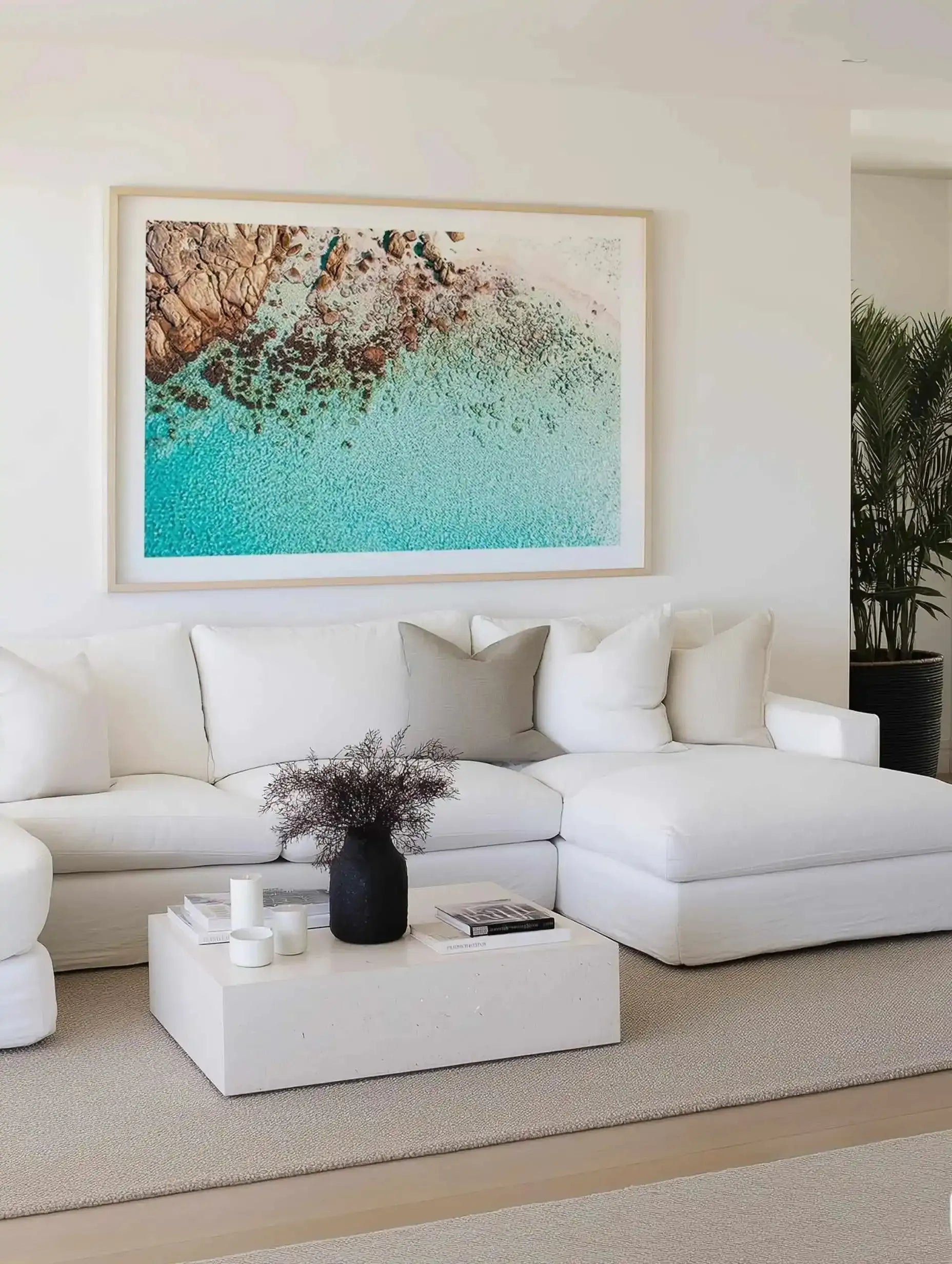 Meelup LS | Aerial Photo Wall Art Print from Olive et Oriel where you can shop wallpaper and artworks online