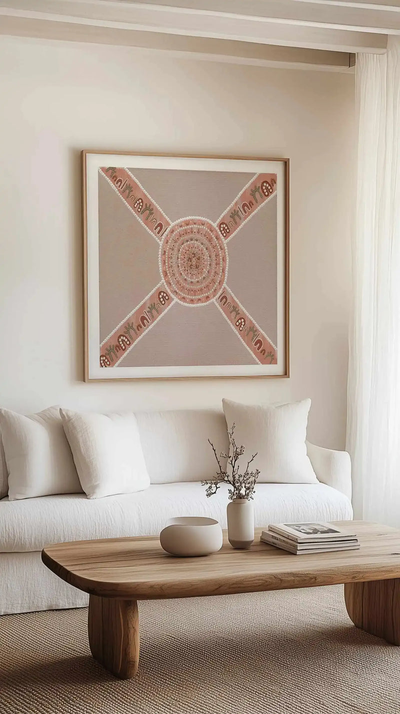 Meeting Place by Karissa Undy | Art Print from Olive et Oriel where you can shop wallpaper and artworks online