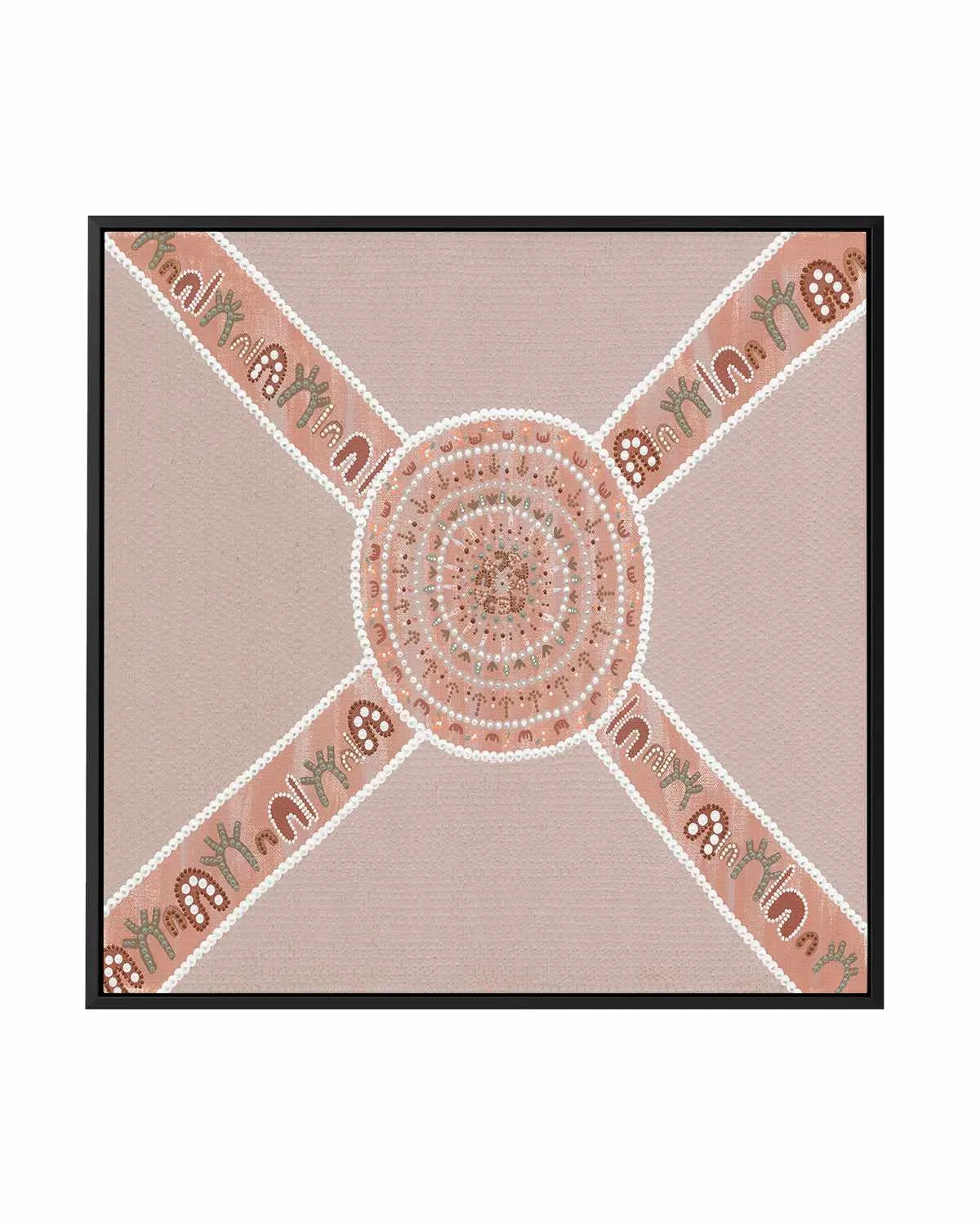 Meeting Place by Karissa Undy | Framed Canvas Art Print from Olive et Oriel where you can shop wallpaper and artworks online