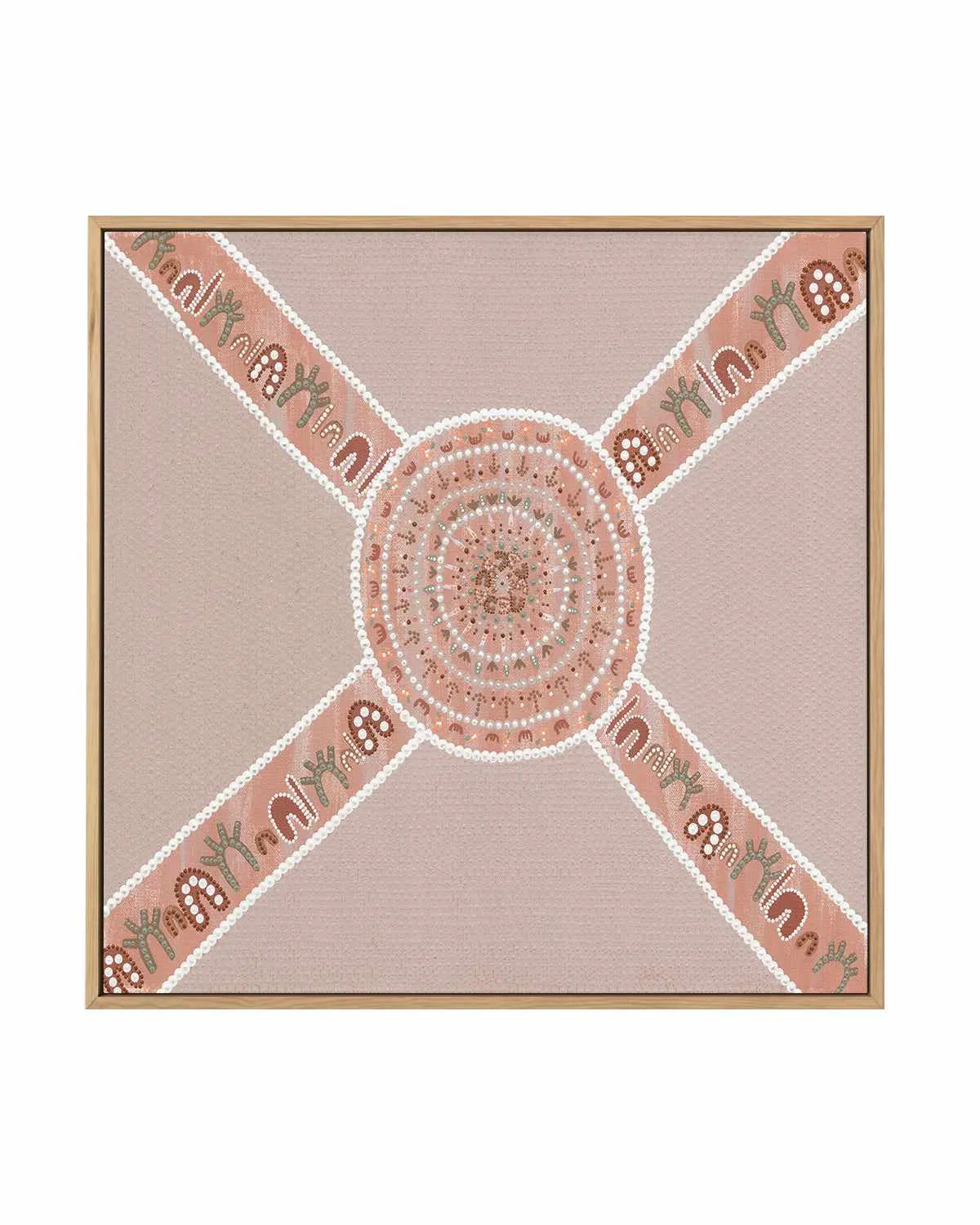 Meeting Place by Karissa Undy | Framed Canvas Art Print from Olive et Oriel where you can shop wallpaper and artworks online