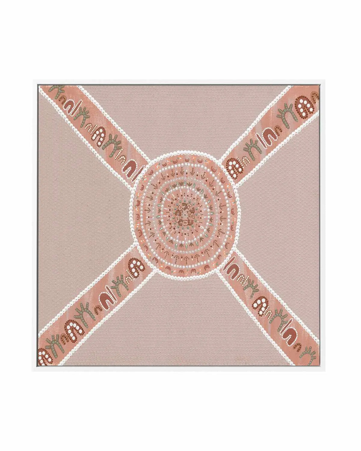 Meeting Place by Karissa Undy | Framed Canvas Art Print from Olive et Oriel where you can shop wallpaper and artworks online