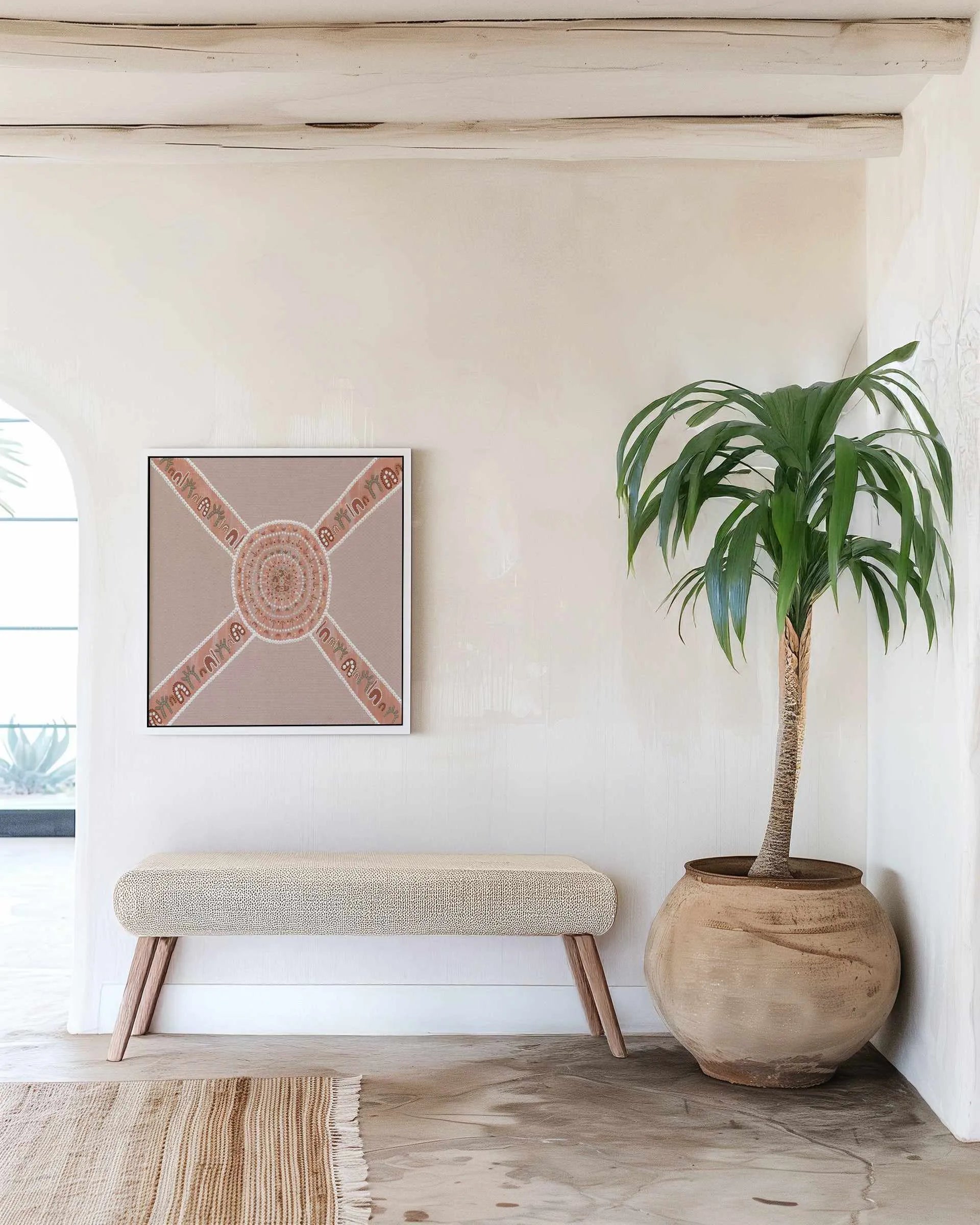 Meeting Place by Karissa Undy | Framed Canvas Art Print from Olive et Oriel where you can shop wallpaper and artworks online