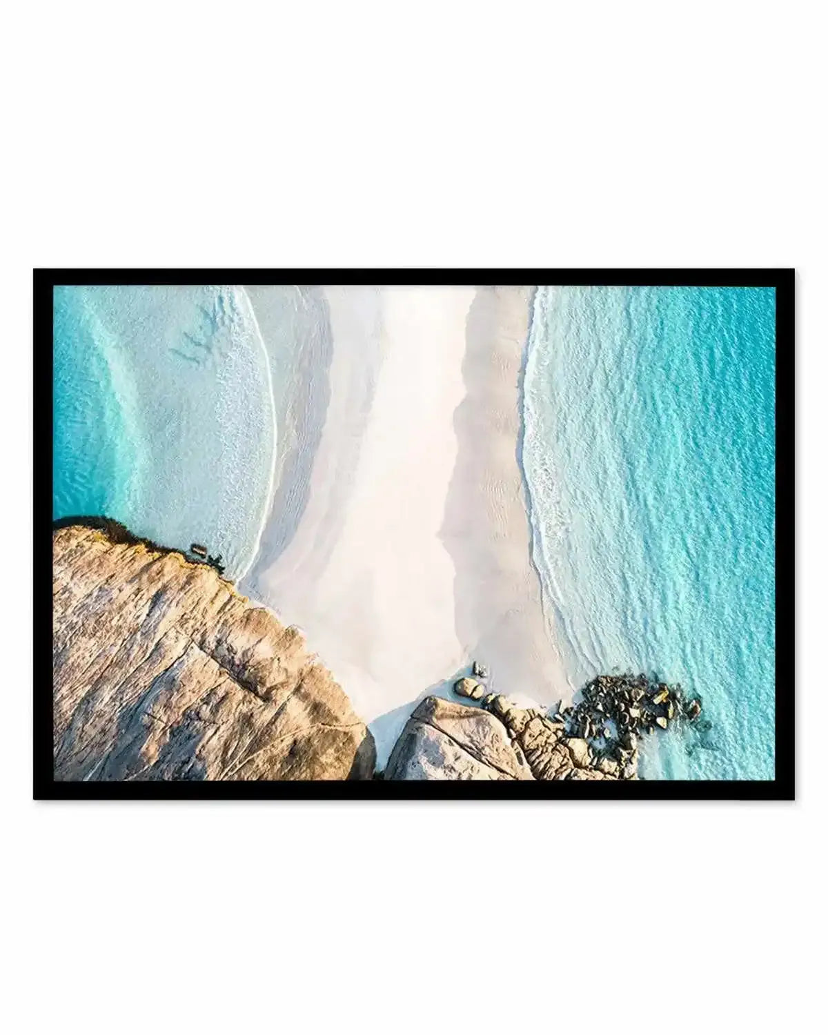 Meeting Point, Wylie Bay | Aerial Photo Wall Art Print from Olive et Oriel where you can shop wallpaper and artworks online