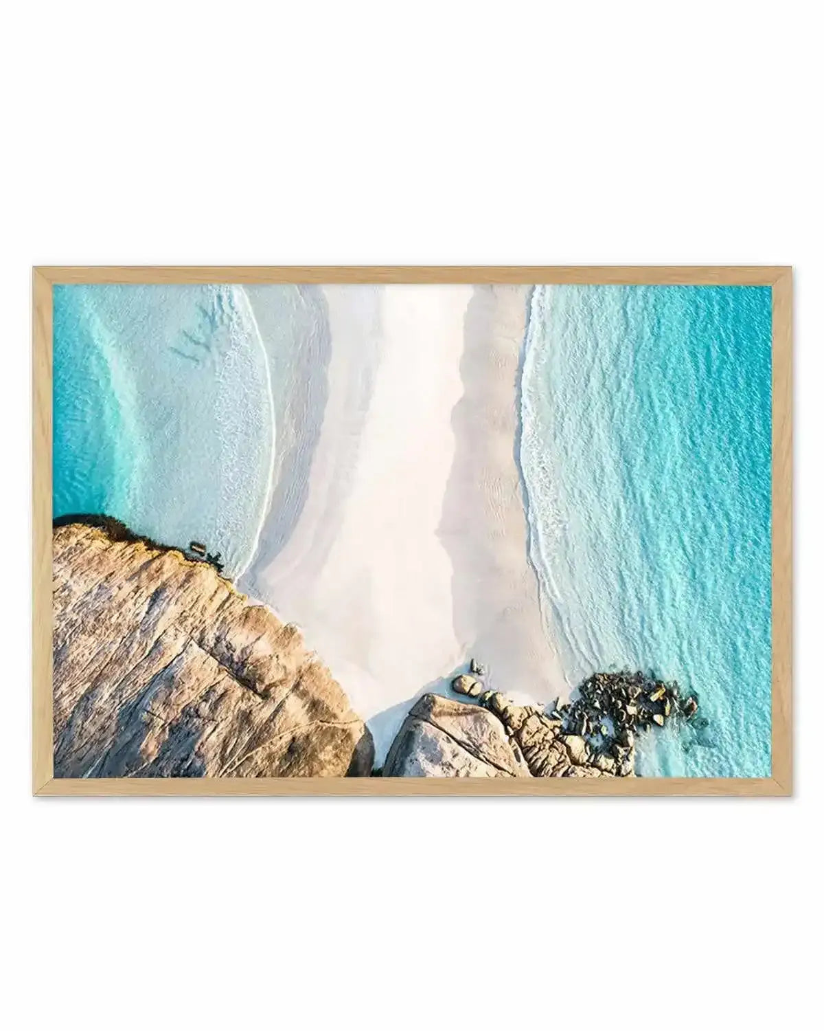 Meeting Point, Wylie Bay | Aerial Photo Wall Art Print from Olive et Oriel where you can shop wallpaper and artworks online