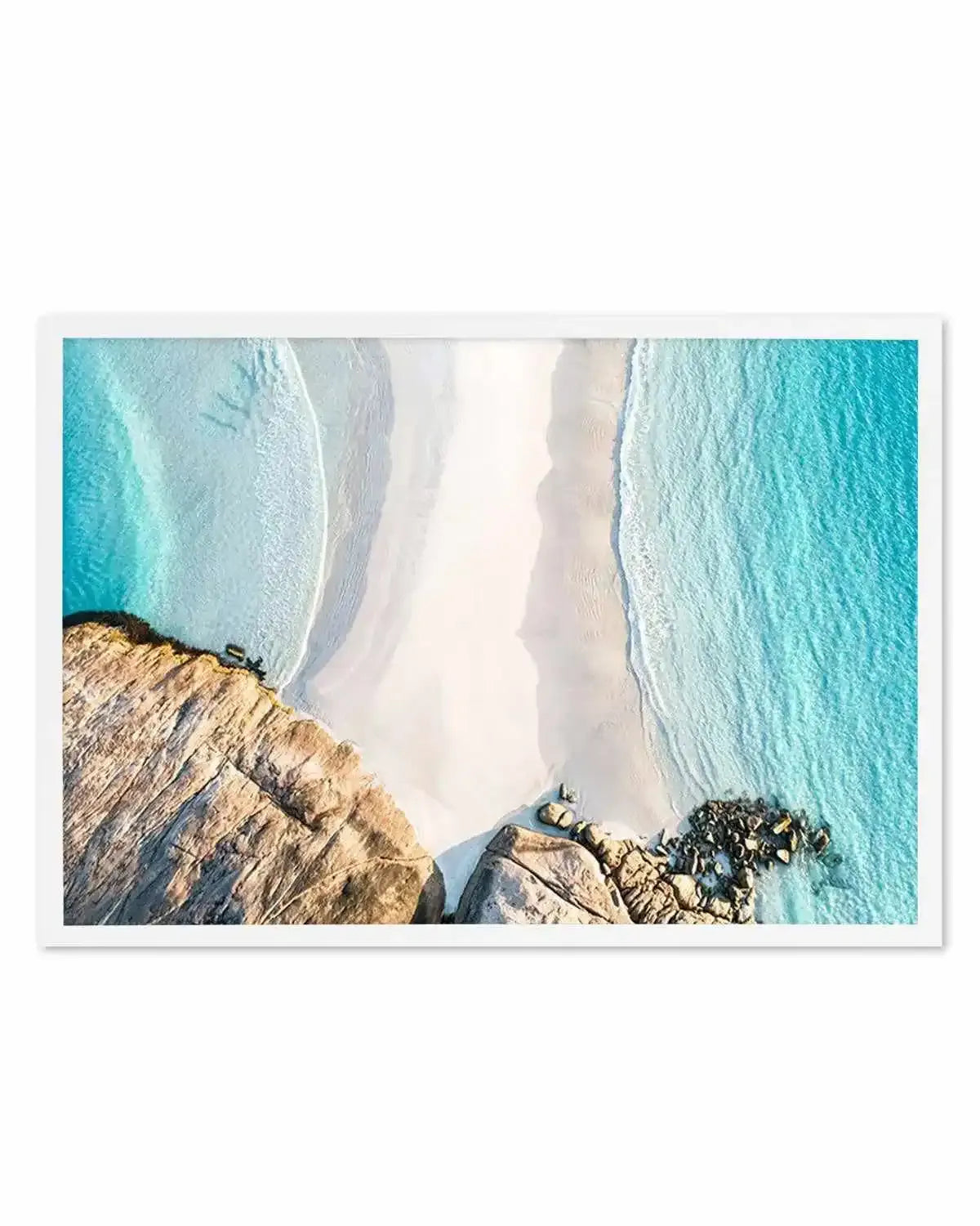 Meeting Point, Wylie Bay | Aerial Photo Wall Art Print from Olive et Oriel where you can shop wallpaper and artworks online