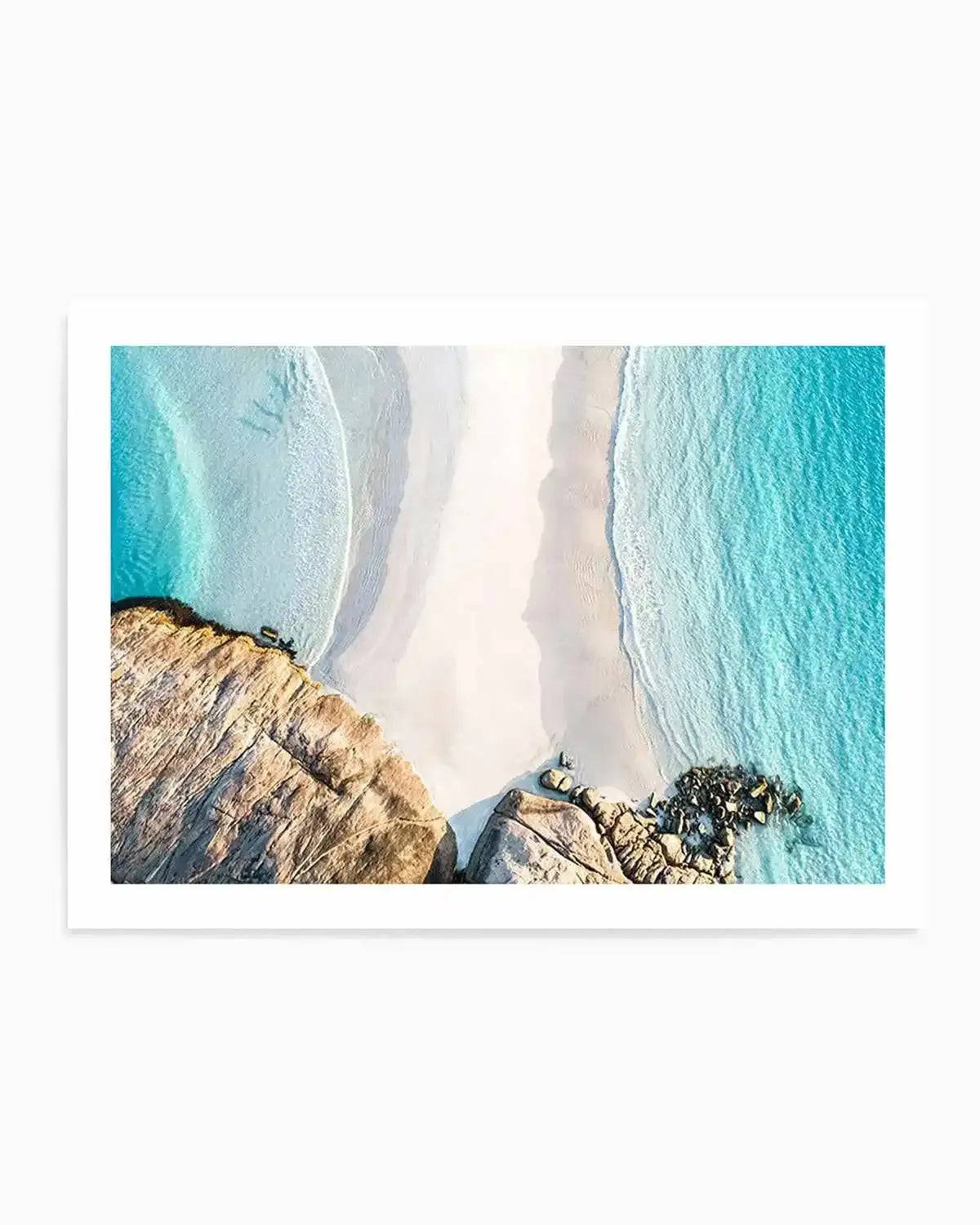 Meeting Point, Wylie Bay | Aerial Photo Wall Art Print from Olive et Oriel where you can shop wallpaper and artworks online