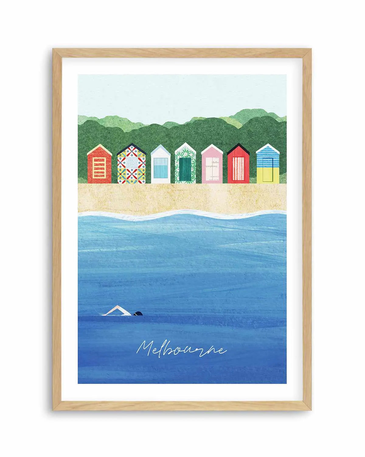 Melbourne by Henry Rivers Art Print from Olive et Oriel where you can shop wallpaper and artworks online