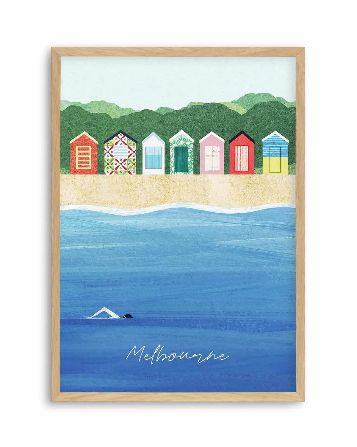 Melbourne by Henry Rivers Art Print from Olive et Oriel where you can shop wallpaper and artworks online