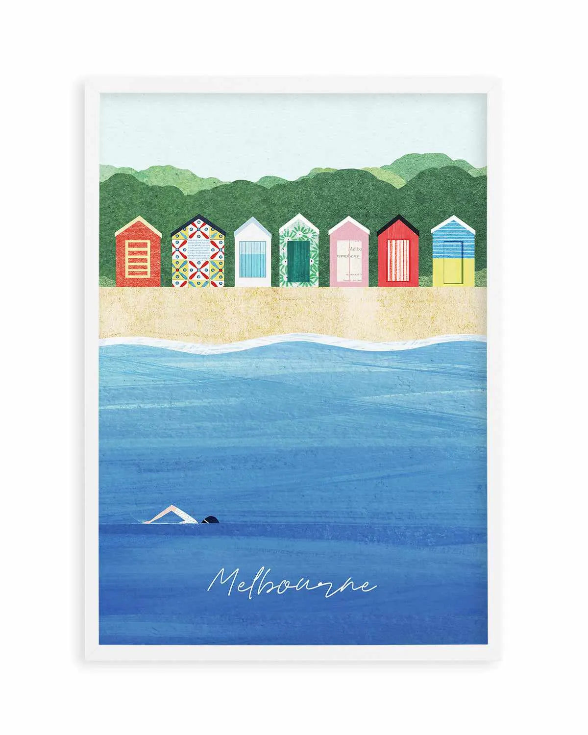 Melbourne by Henry Rivers Art Print from Olive et Oriel where you can shop wallpaper and artworks online