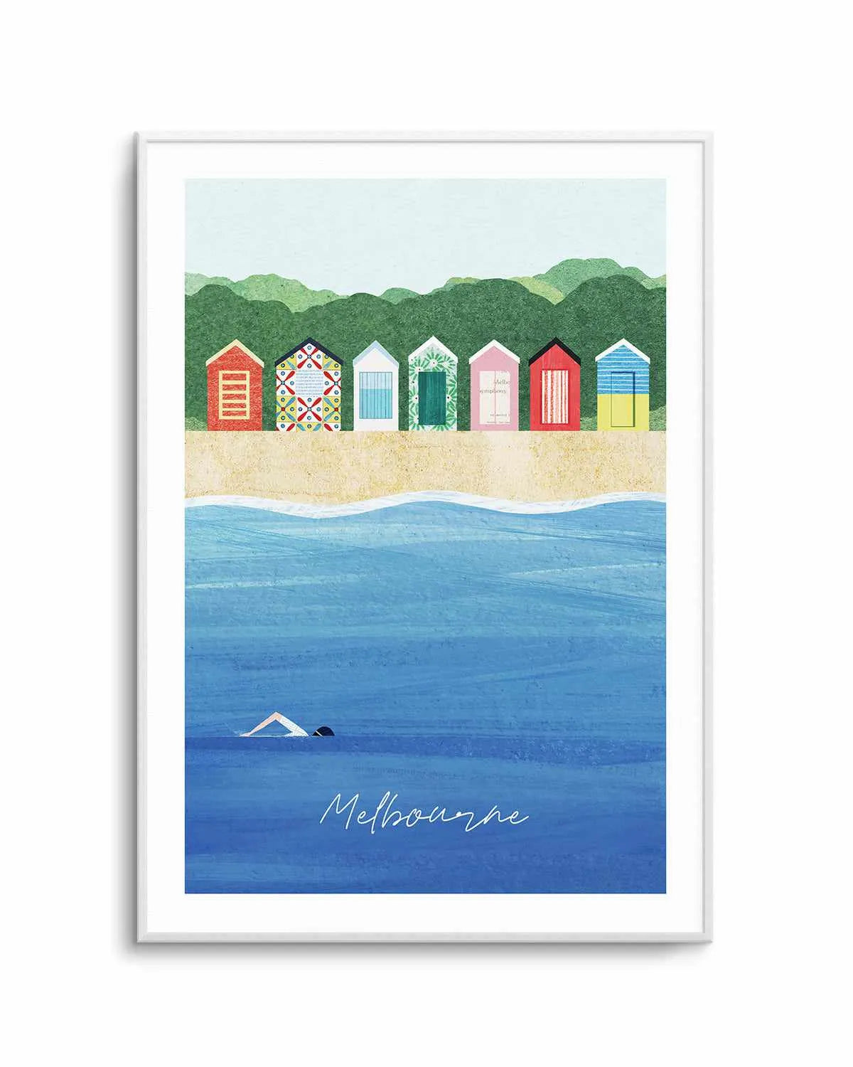 Melbourne by Henry Rivers Art Print from Olive et Oriel where you can shop wallpaper and artworks online