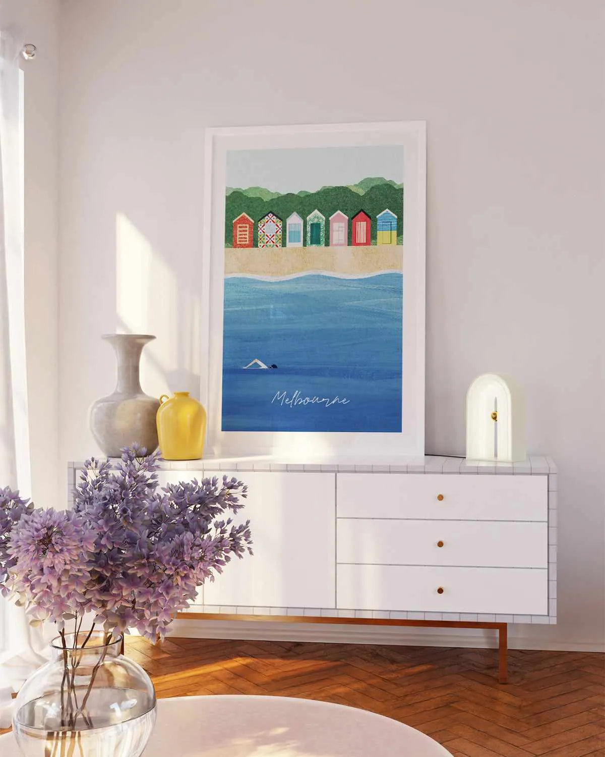 Melbourne by Henry Rivers Art Print from Olive et Oriel where you can shop wallpaper and artworks online