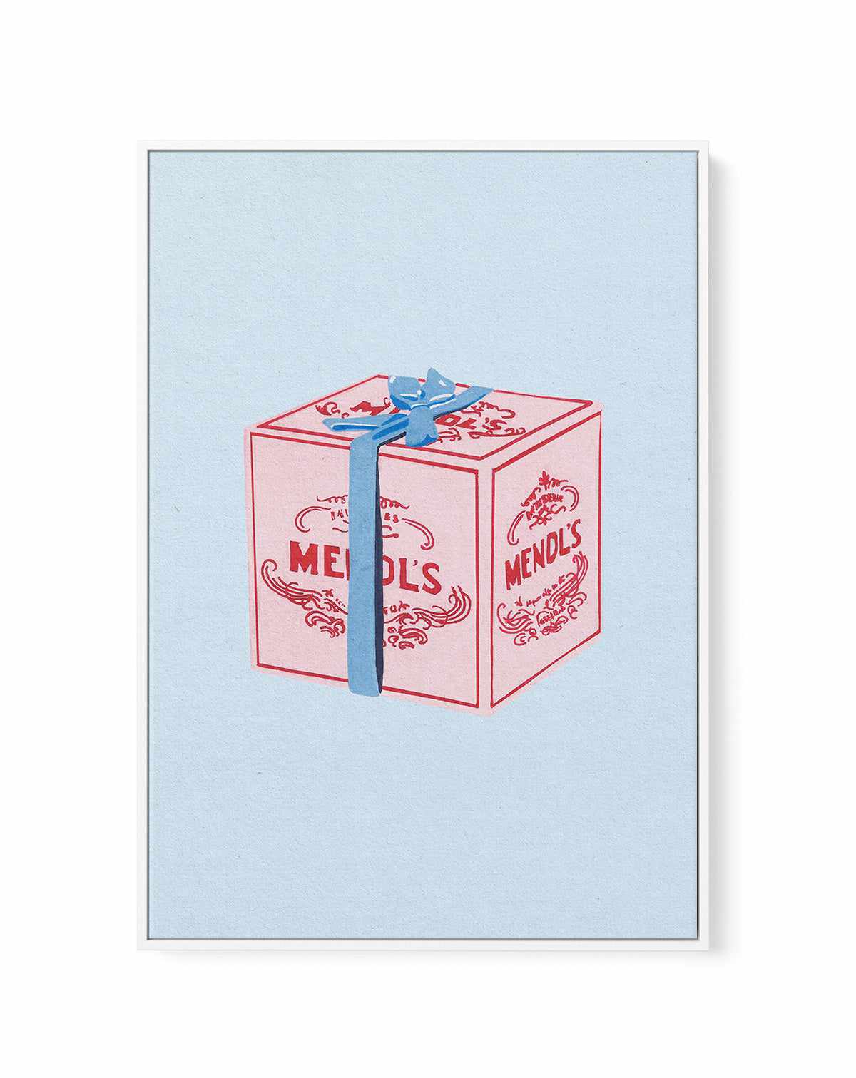 Mendl's Box By Studio Mandariini | Framed Canvas Art Print – Olive et Oriel