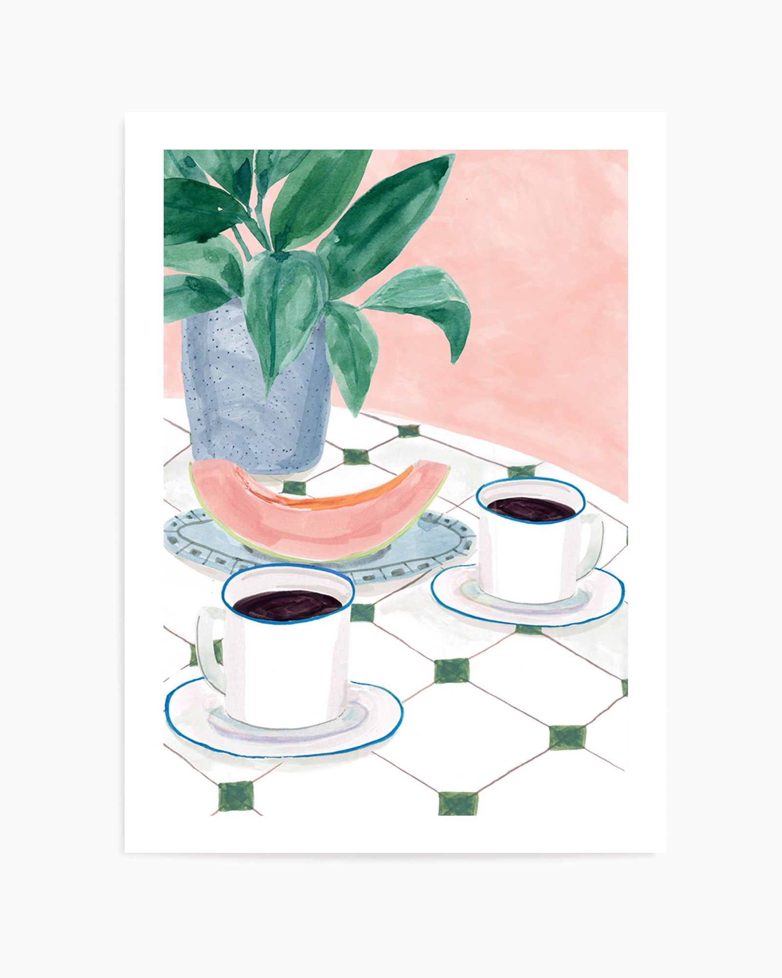 Melon Mornings by Laura Page | Art Print