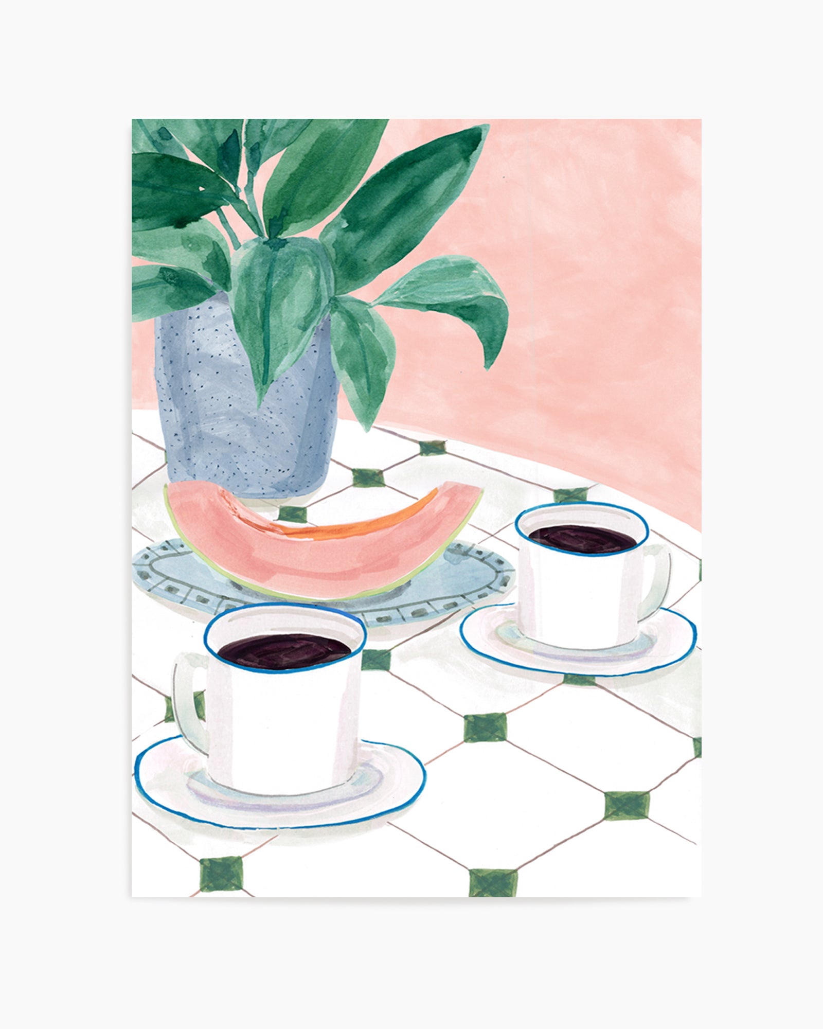 Melon Mornings by Laura Page | Art Print