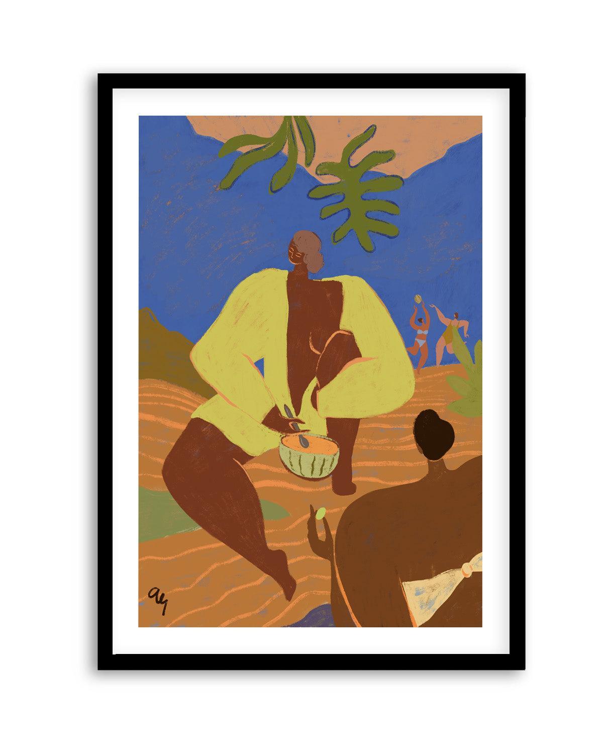 Melon Please by Arty Guava | Art Print from Olive et Oriel where you can shop wallpaper and artworks online