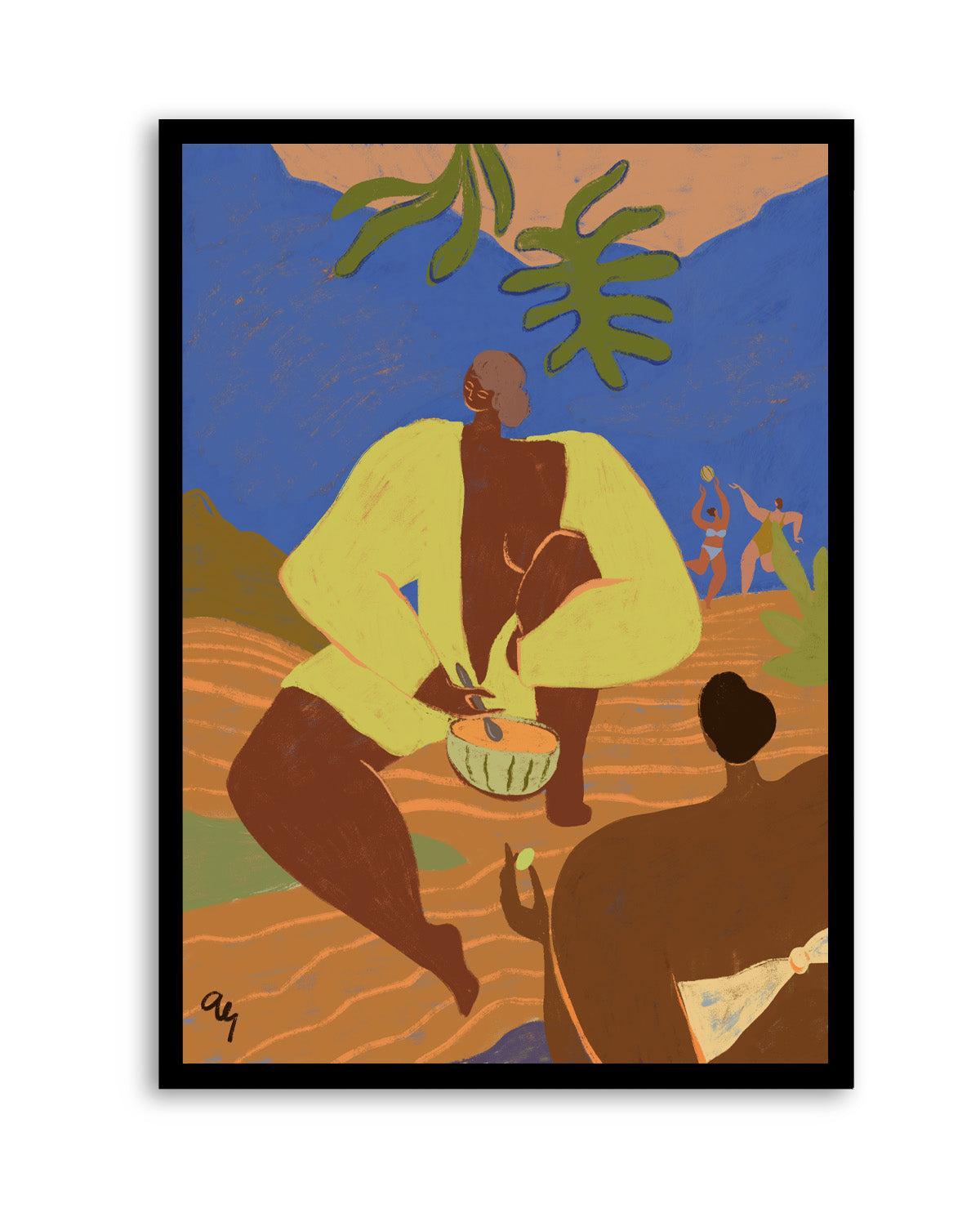 Melon Please by Arty Guava | Art Print from Olive et Oriel where you can shop wallpaper and artworks online