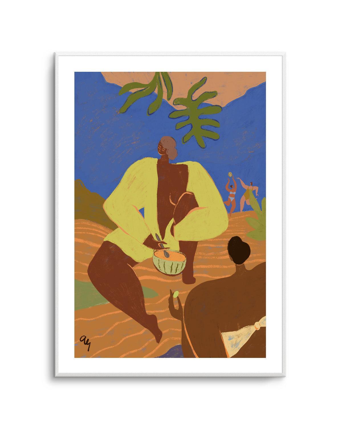 Melon Please by Arty Guava | Art Print from Olive et Oriel where you can shop wallpaper and artworks online