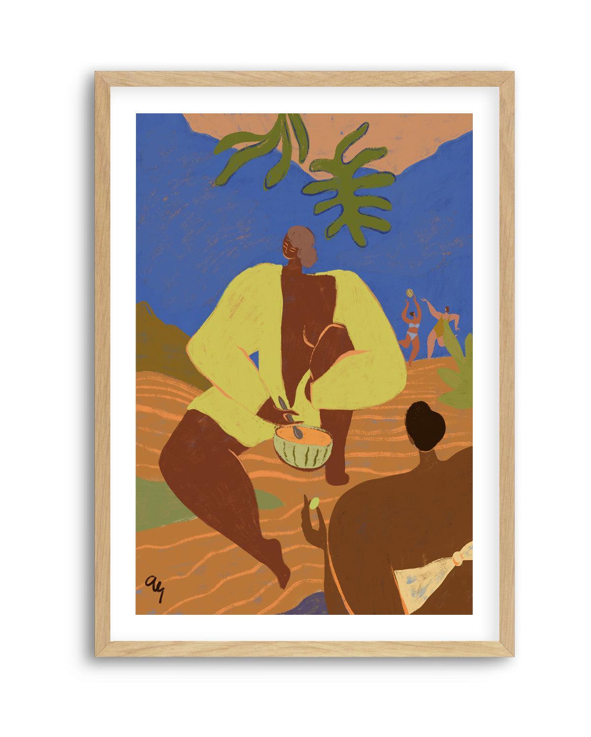 Melon Please by Arty Guava | Art Print from Olive et Oriel where you can shop wallpaper and artworks online