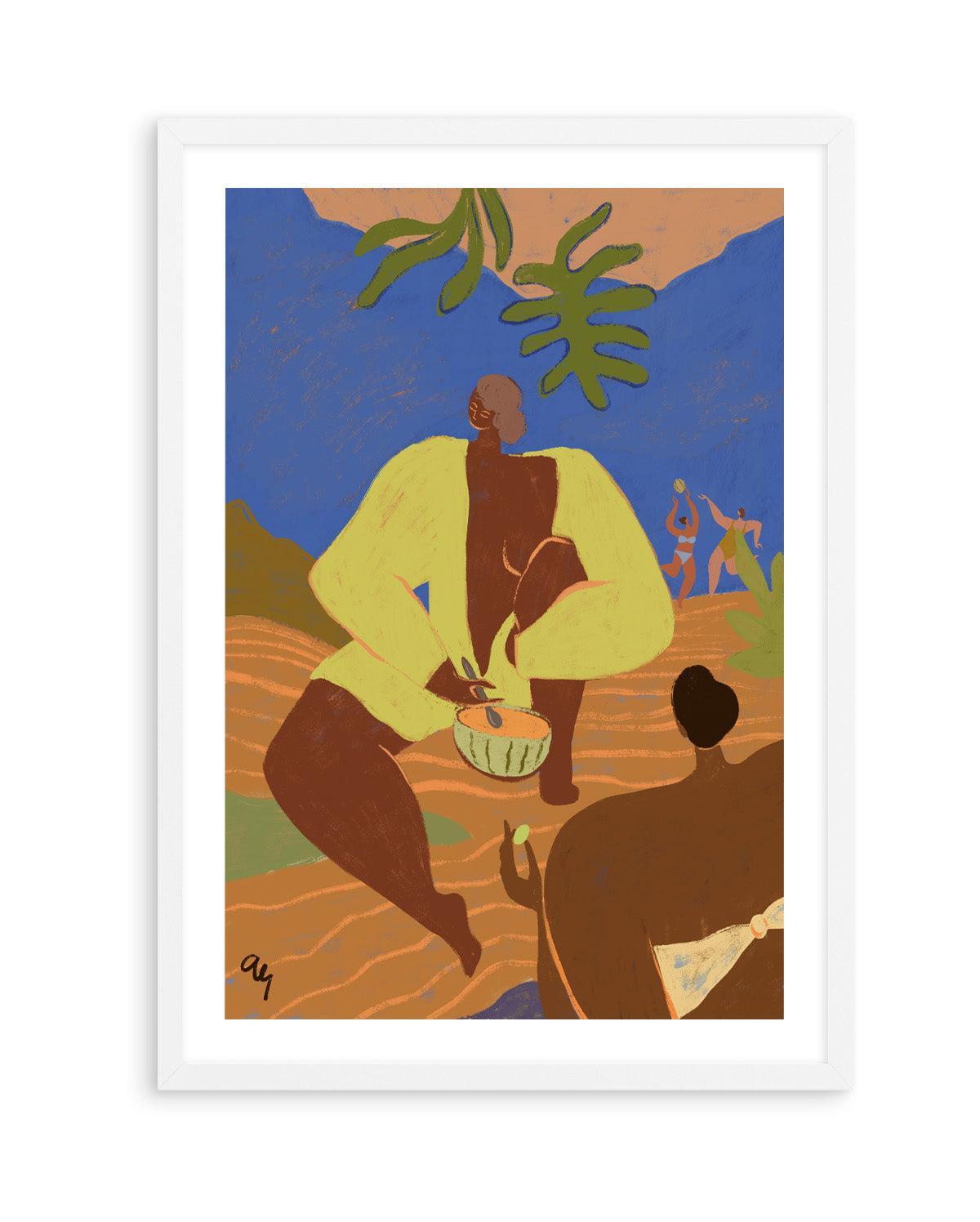Melon Please by Arty Guava | Art Print from Olive et Oriel where you can shop wallpaper and artworks online