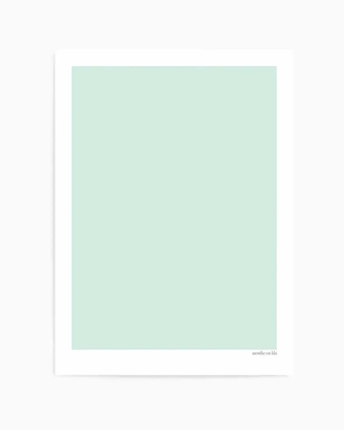Menthe en Blanc Art Print from Olive et Oriel where you can shop wallpaper and artworks online