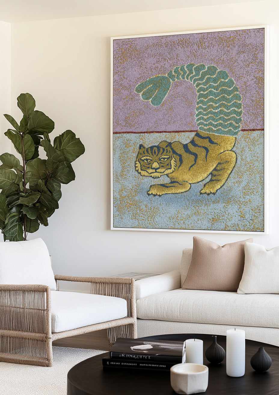 Mercat by Julie Celina | Framed Canvas Art Print