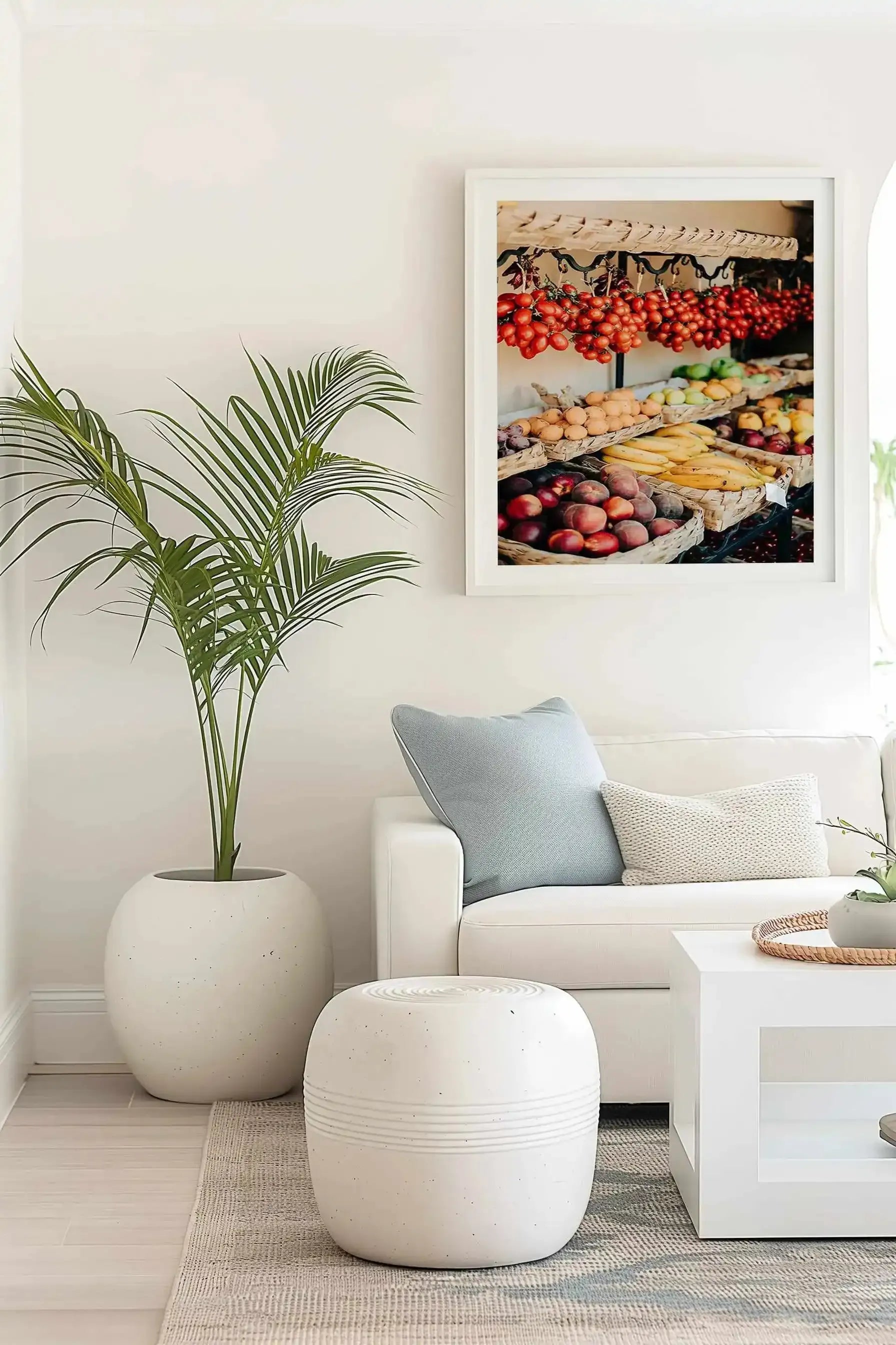 Mercato Italiano by Jovani Demetrie Art Print from Olive et Oriel where you can shop wallpaper and artworks online