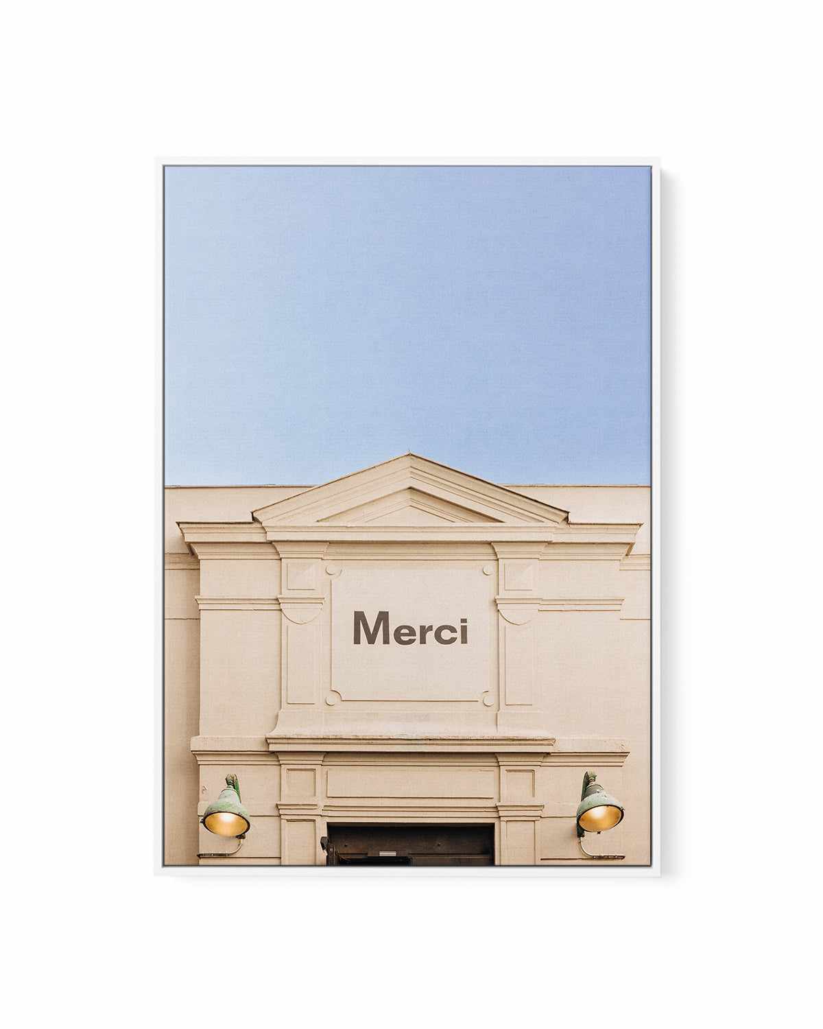 Merci by Jovani Demetrie | Framed Canvas Art Print