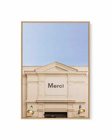 Merci by Jovani Demetrie | Framed Canvas Art Print from Olive et Oriel where you can shop wallpaper and artworks online