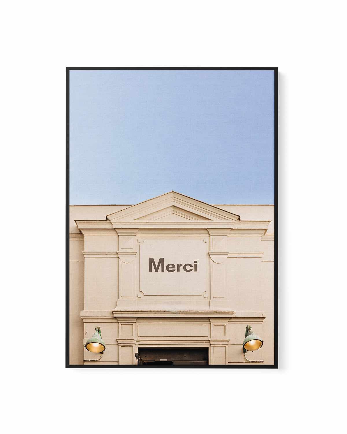 Merci by Jovani Demetrie | Framed Canvas Art Print