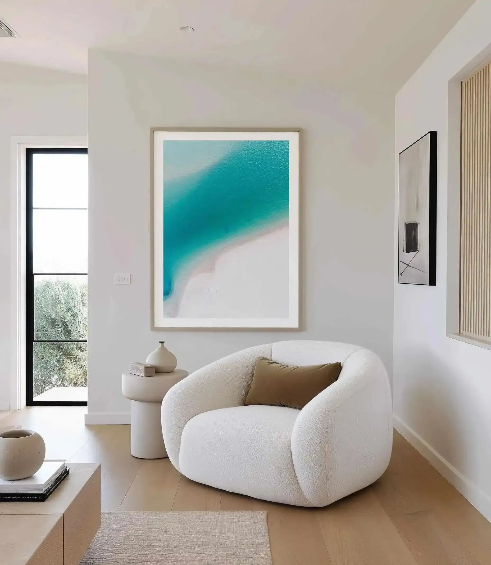 Merimbula II | Aerial Photo Wall Art Print from Olive et Oriel where you can shop wallpaper and artworks online