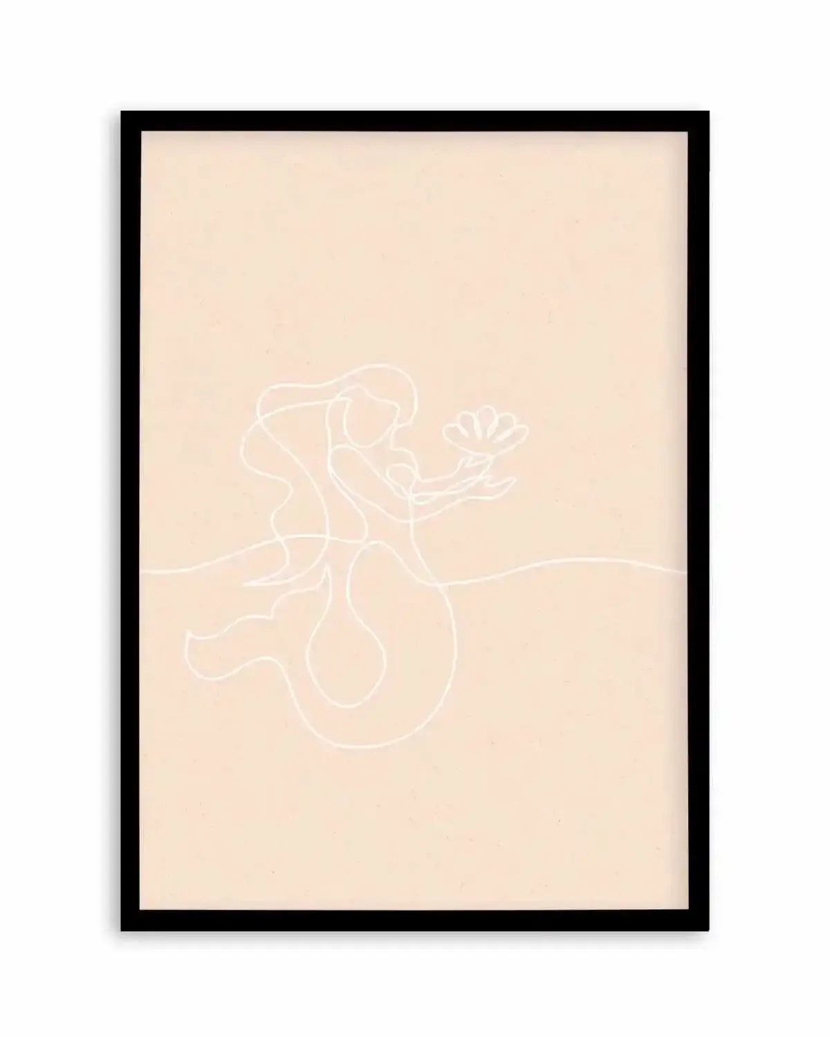 Mermaid Line Art II Art Print from Olive et Oriel where you can shop wallpaper and artworks online