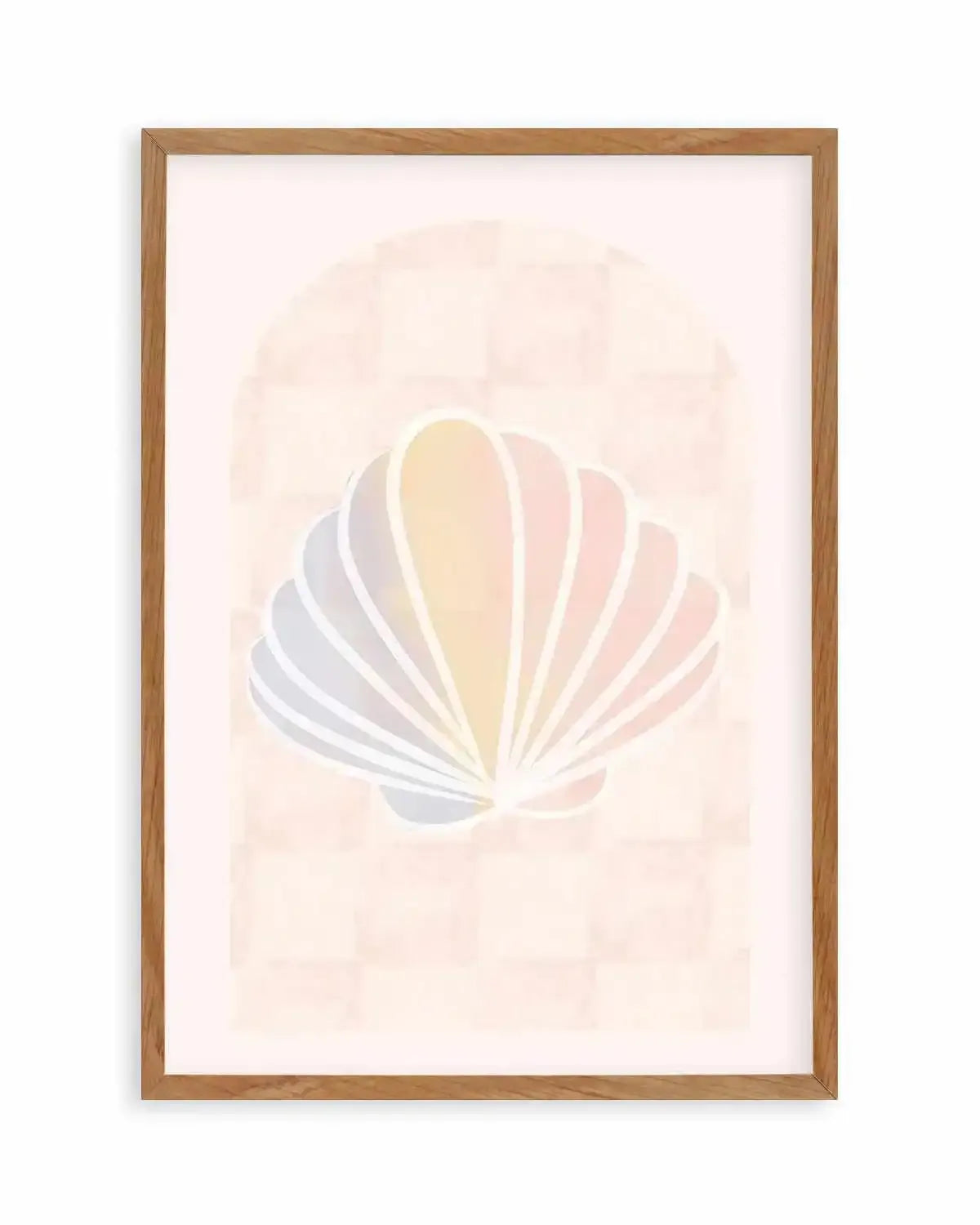 Mermaid Shell Art Print from Olive et Oriel where you can shop wallpaper and artworks online