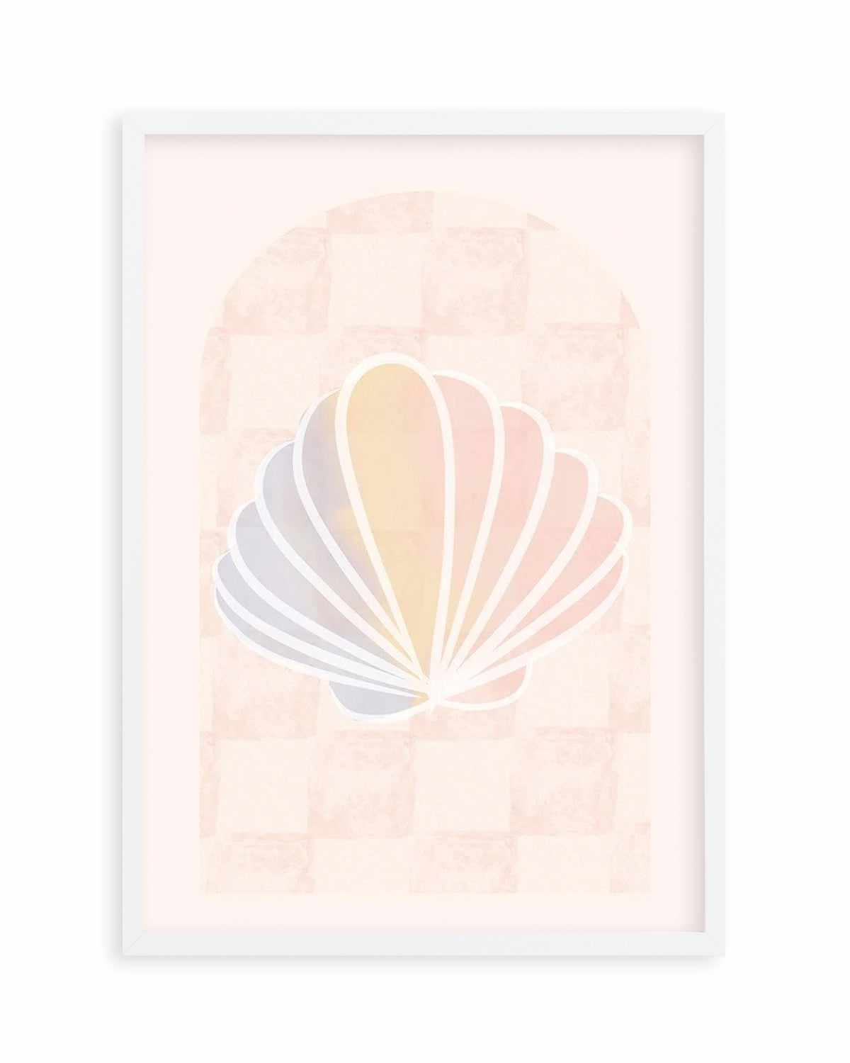 Mermaid Shell Art Print