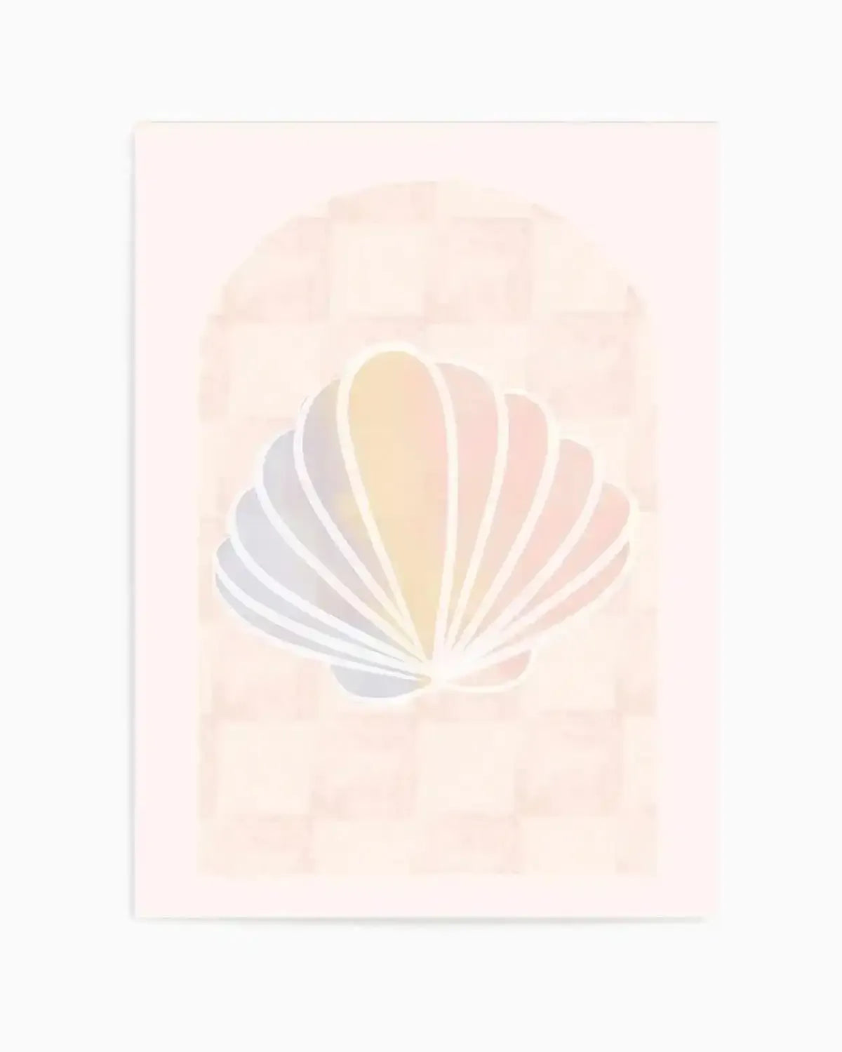Mermaid Shell Art Print from Olive et Oriel where you can shop wallpaper and artworks online