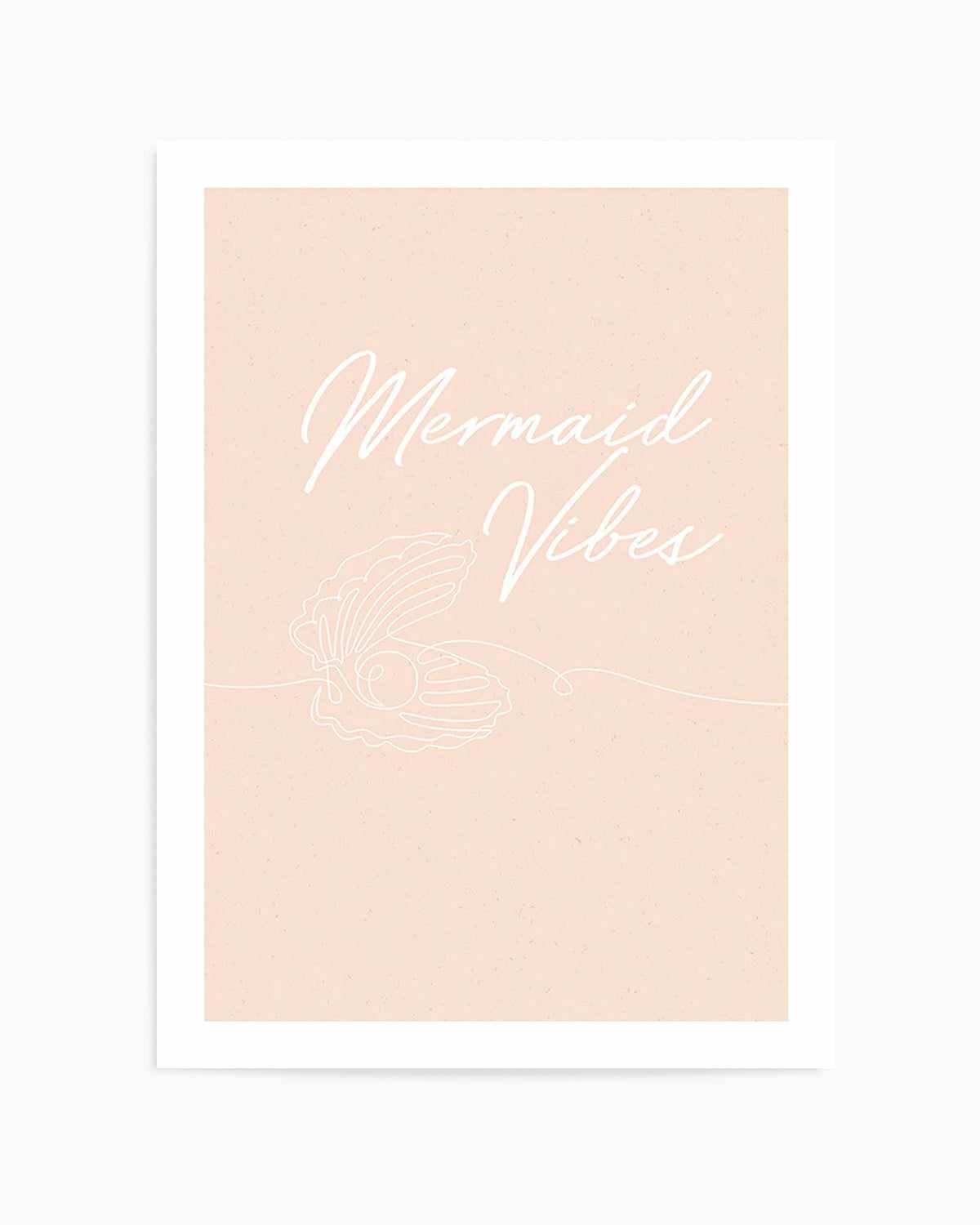 Mermaid Vibes Art Print