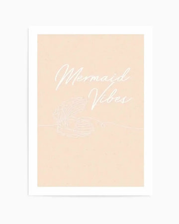 Mermaid Vibes Art Print from Olive et Oriel where you can shop wallpaper and artworks online