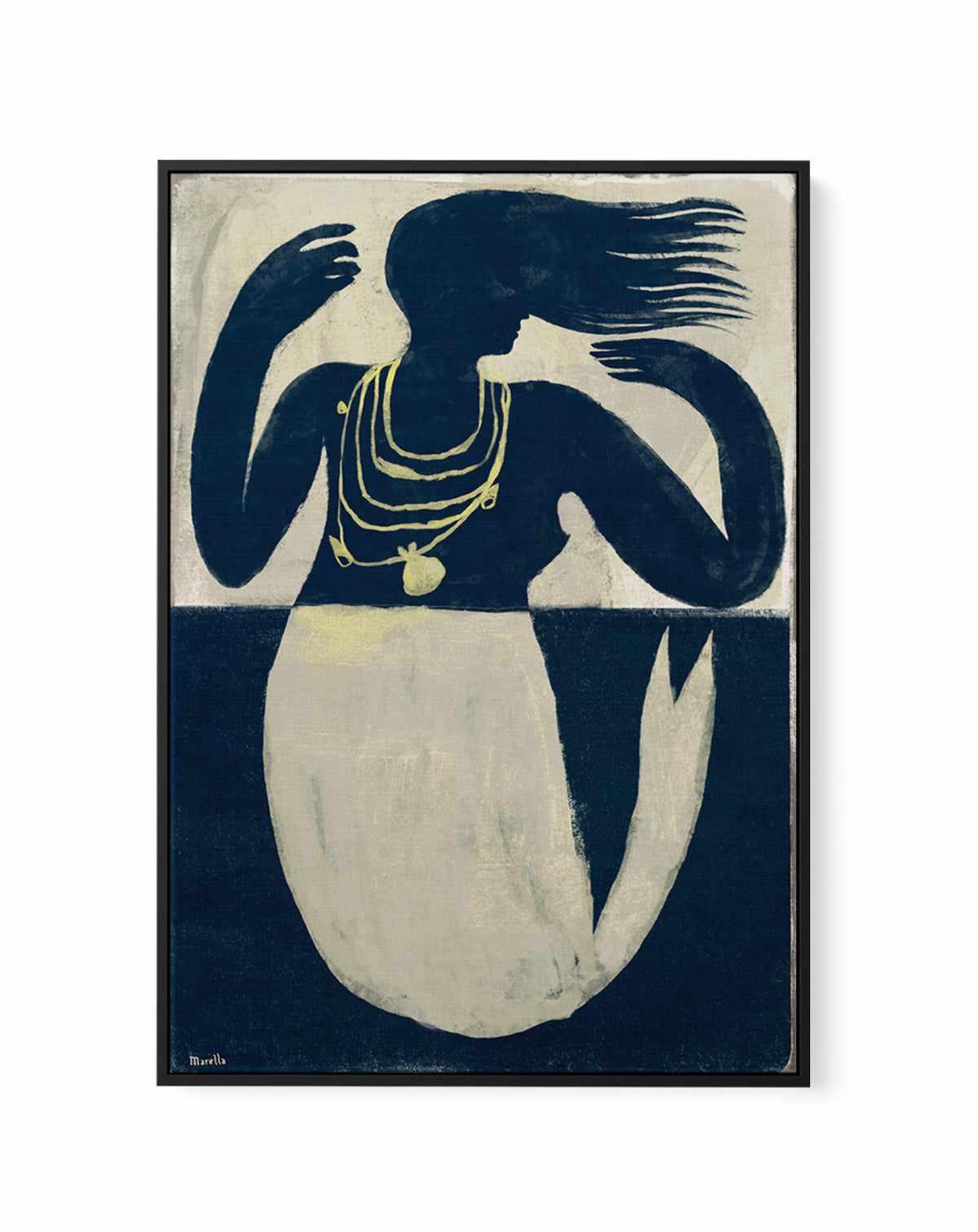 Mermaid by Marco Marella | Framed Canvas Art Print from Olive et Oriel where you can shop wallpaper and artworks online