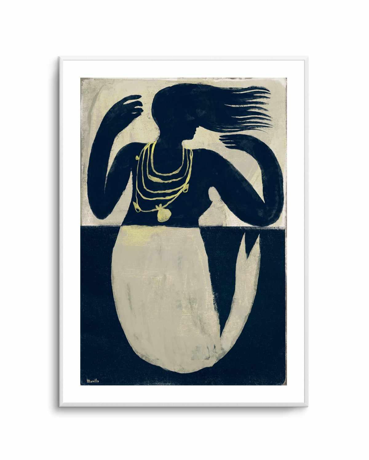Mermaid by Marco Marella | Art Print from Olive et Oriel where you can shop wallpaper and artworks online