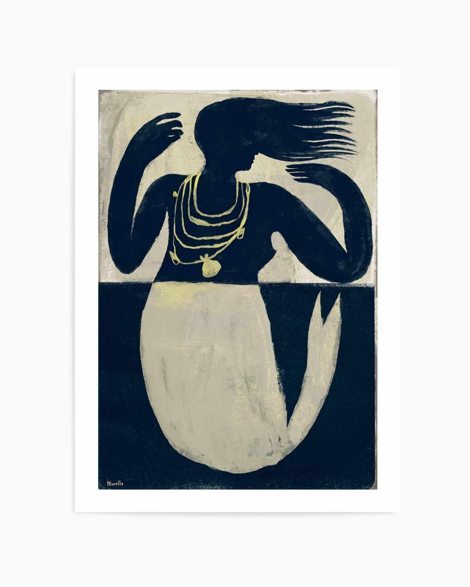 Mermaid by Marco Marella | Art Print from Olive et Oriel where you can shop wallpaper and artworks online