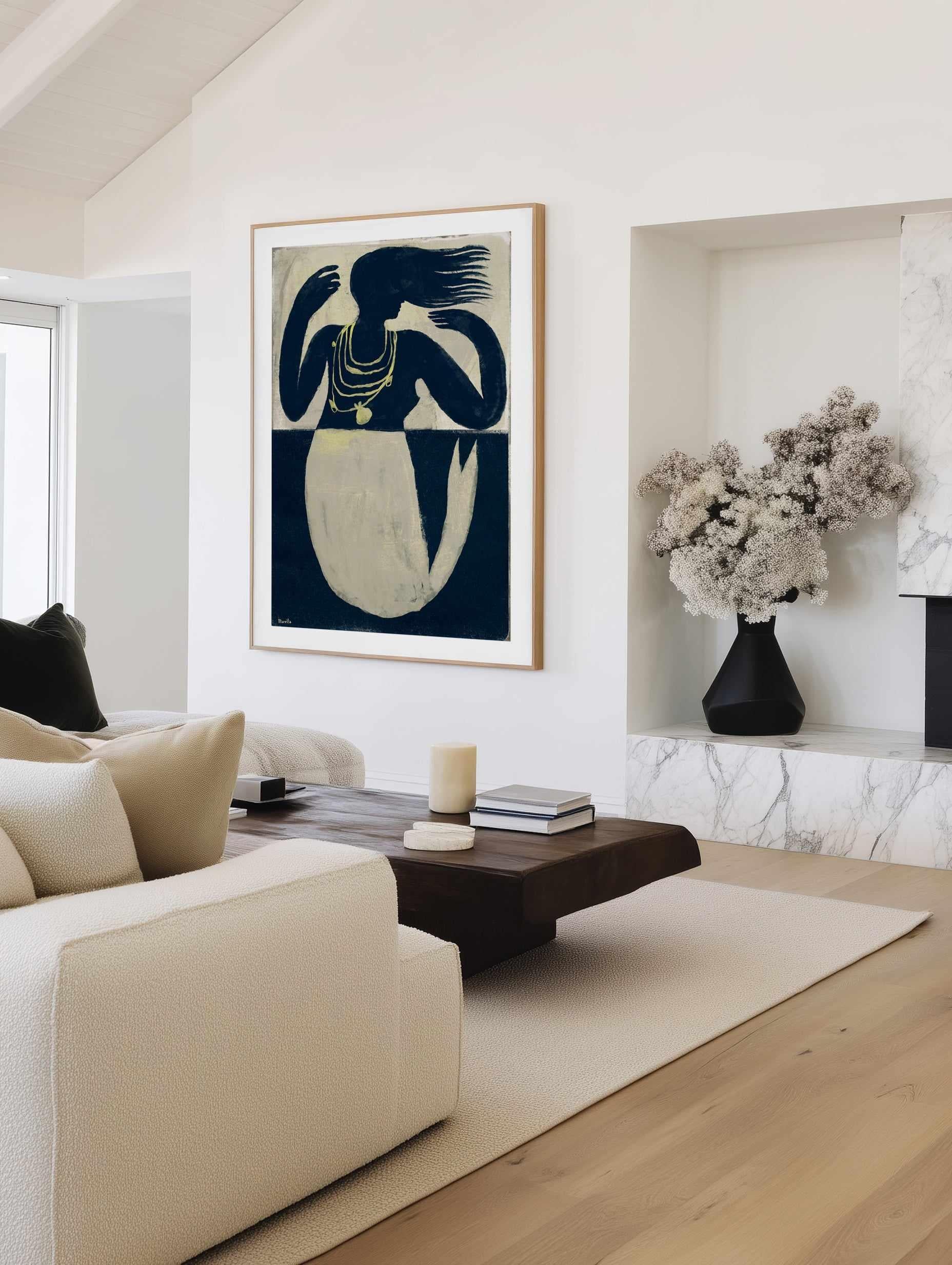 Mermaid by Marco Marella | Art Print from Olive et Oriel where you can shop wallpaper and artworks online