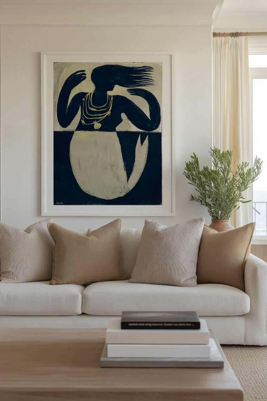 Mermaid by Marco Marella | Art Print from Olive et Oriel where you can shop wallpaper and artworks online