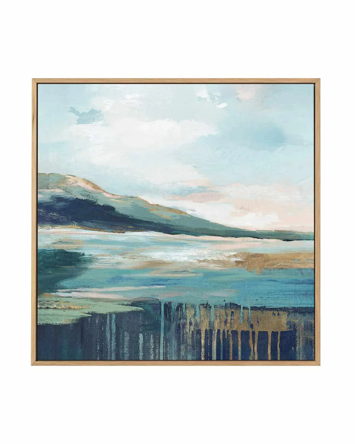 Mermaid's Kingdom I | Framed Canvas Art Print from Olive et Oriel where you can shop wallpaper and artworks online