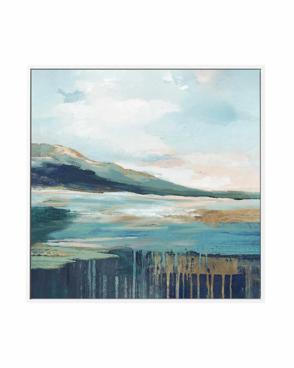 Mermaid's Kingdom I | Framed Canvas Art Print from Olive et Oriel where you can shop wallpaper and artworks online