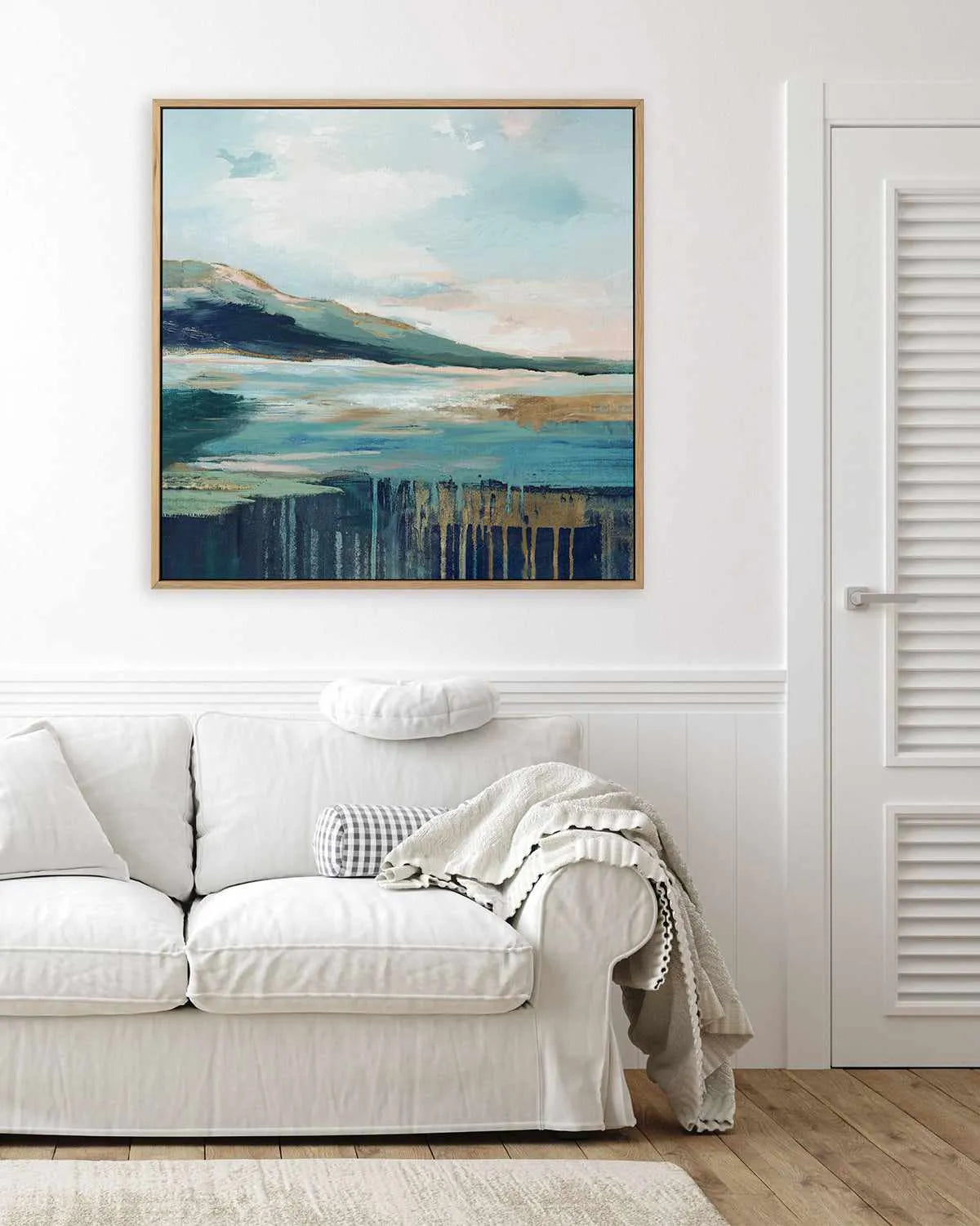 Mermaid's Kingdom I | Framed Canvas Art Print from Olive et Oriel where you can shop wallpaper and artworks online