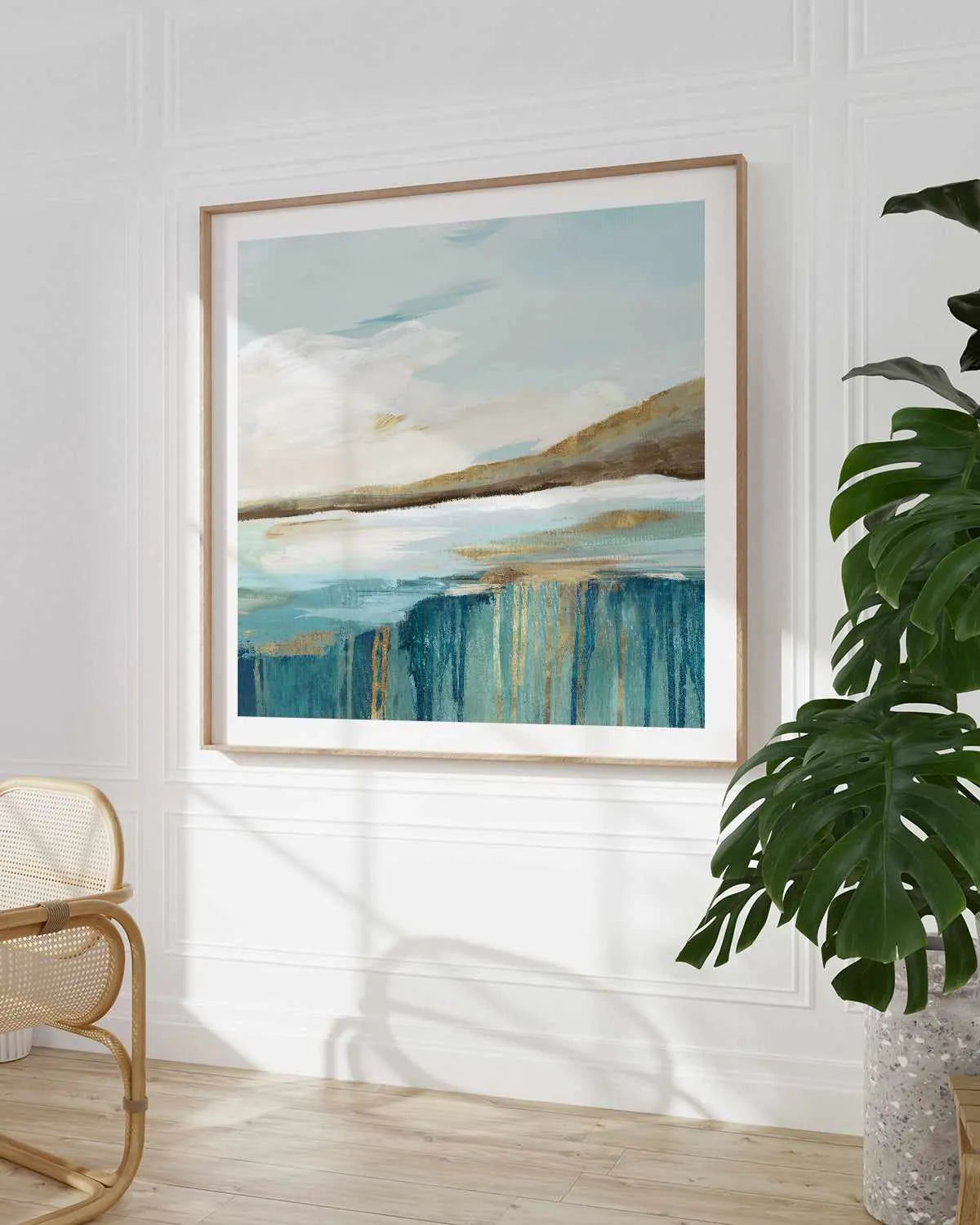 Mermaid's Kingdom II Art Print from Olive et Oriel where you can shop wallpaper and artworks online