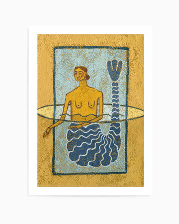 Mermaiden II by Julie Celina | Art Print from Olive et Oriel where you can shop wallpaper and artworks online