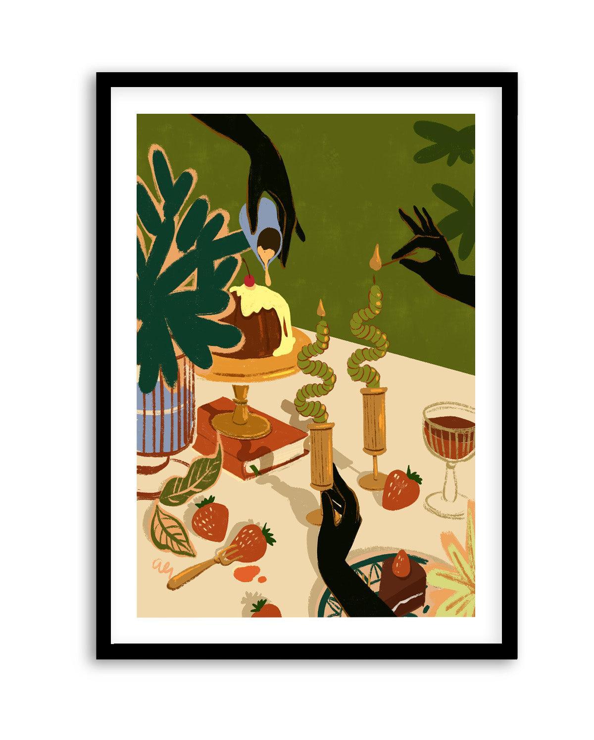 Merry Feast by Arty Guava | Art Print from Olive et Oriel where you can shop wallpaper and artworks online